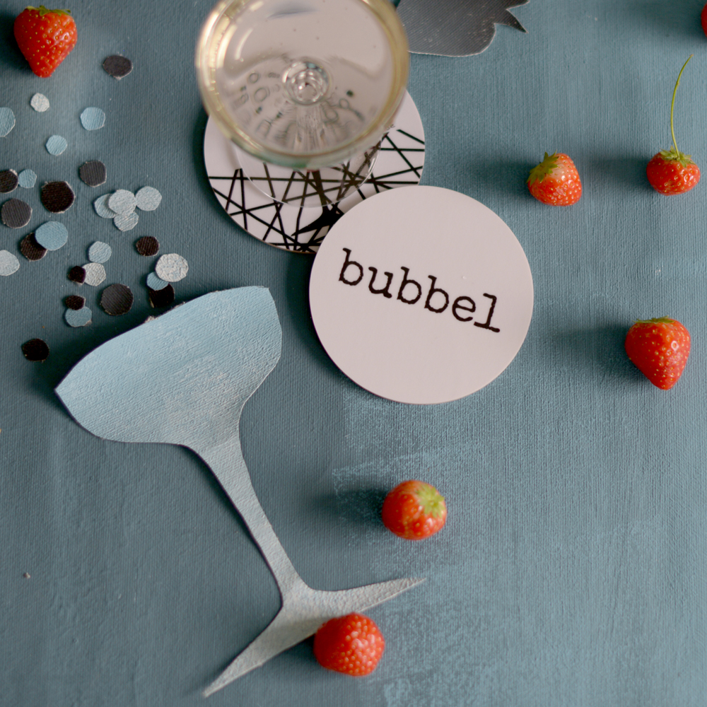 glasunderlägg BUBBEL 9 cm - 5