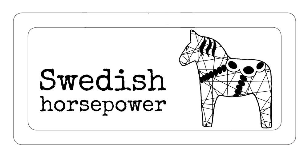 tray SWEDISH HORSEPOWER 32x15 cm - 3