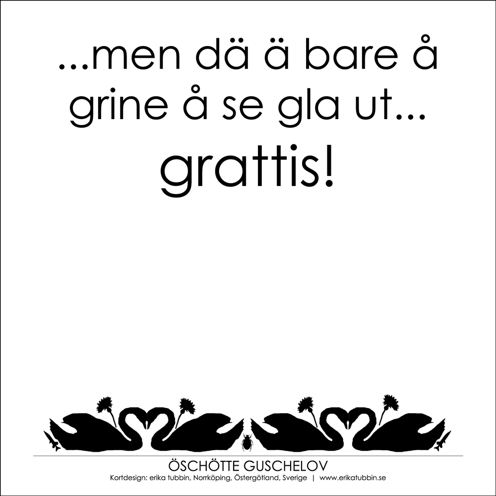 vykort GRATTIS 15x15 cm - 6