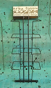 wall rack DISKTRASOR black metal