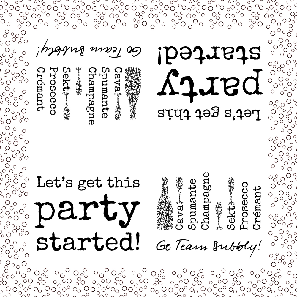paper napkins PARTY/TEAM BUBBLY - 4