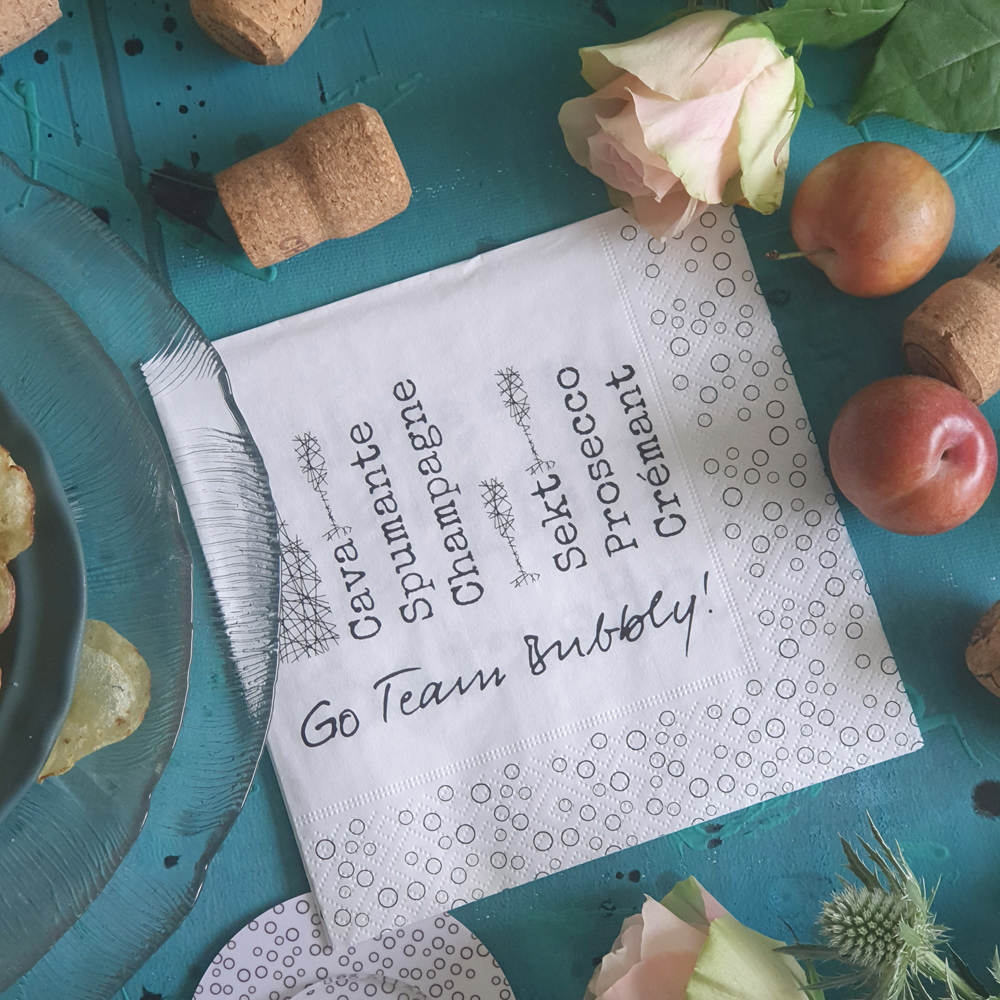 paper napkins PARTY/TEAM BUBBLY - 6