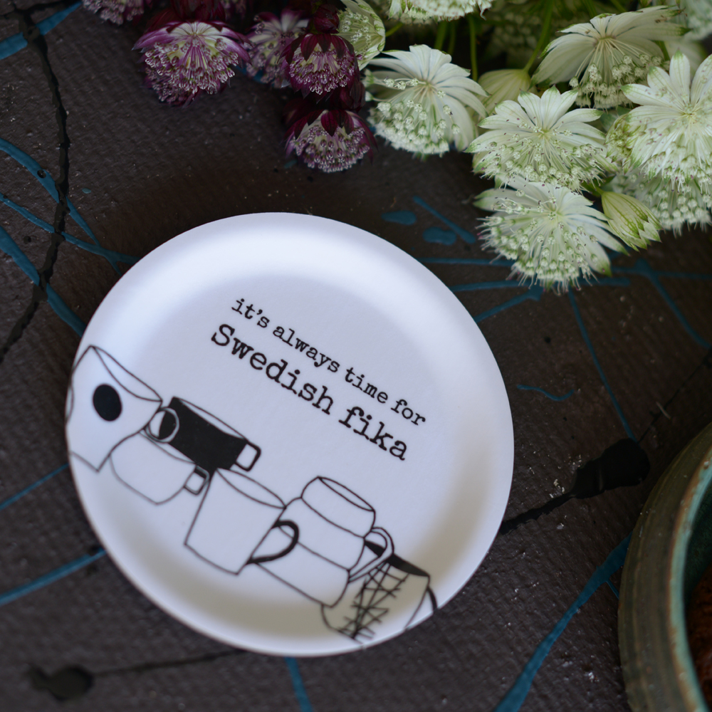 coaster/mini tray SWEDISH FIKA 11 cm - 2