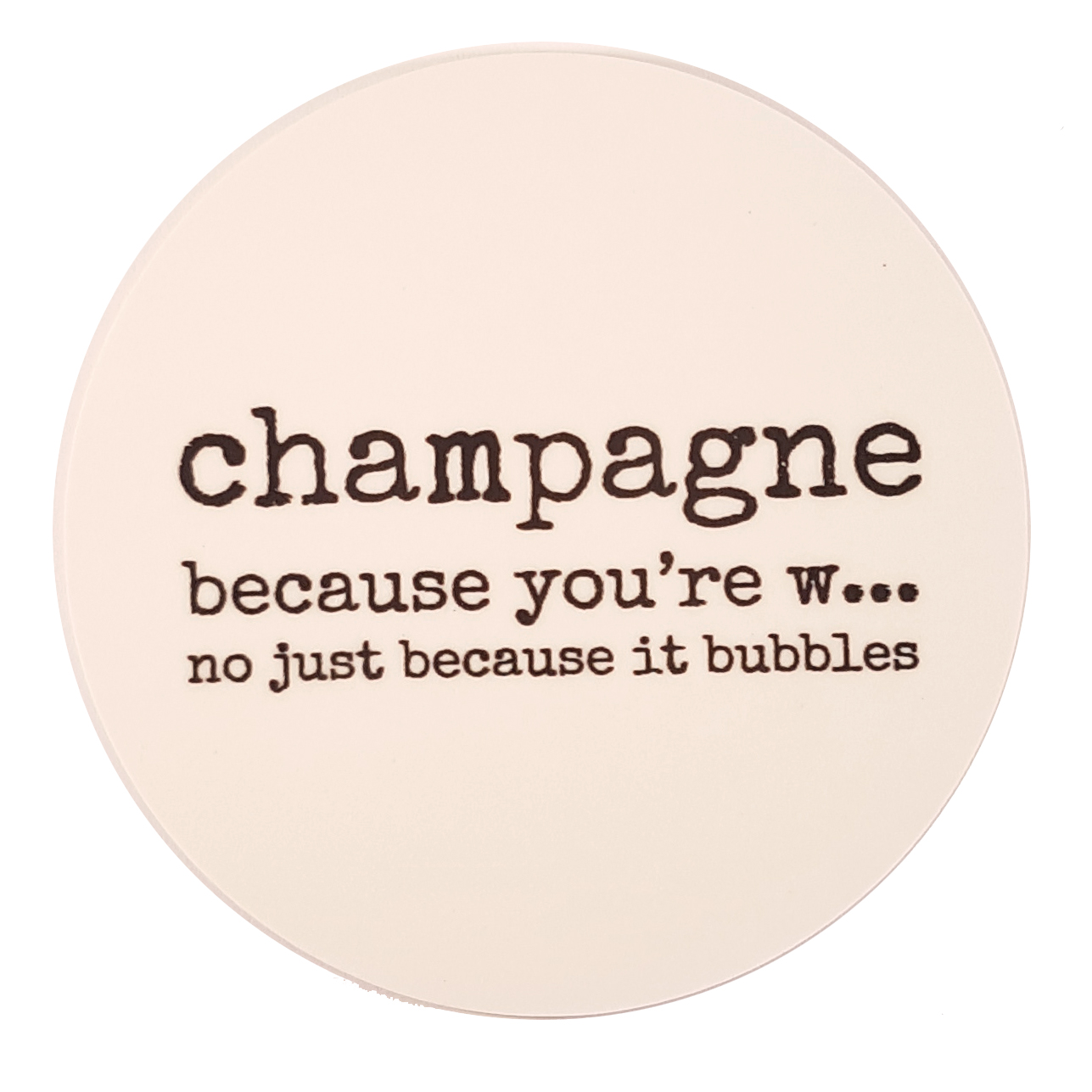 glasunderlägg CHAMPAGNE 9 cm - 4