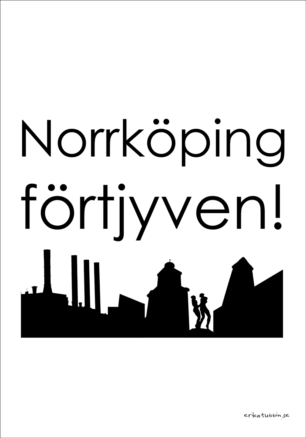 poster NORRKÖPING 21x30 cm - 2
