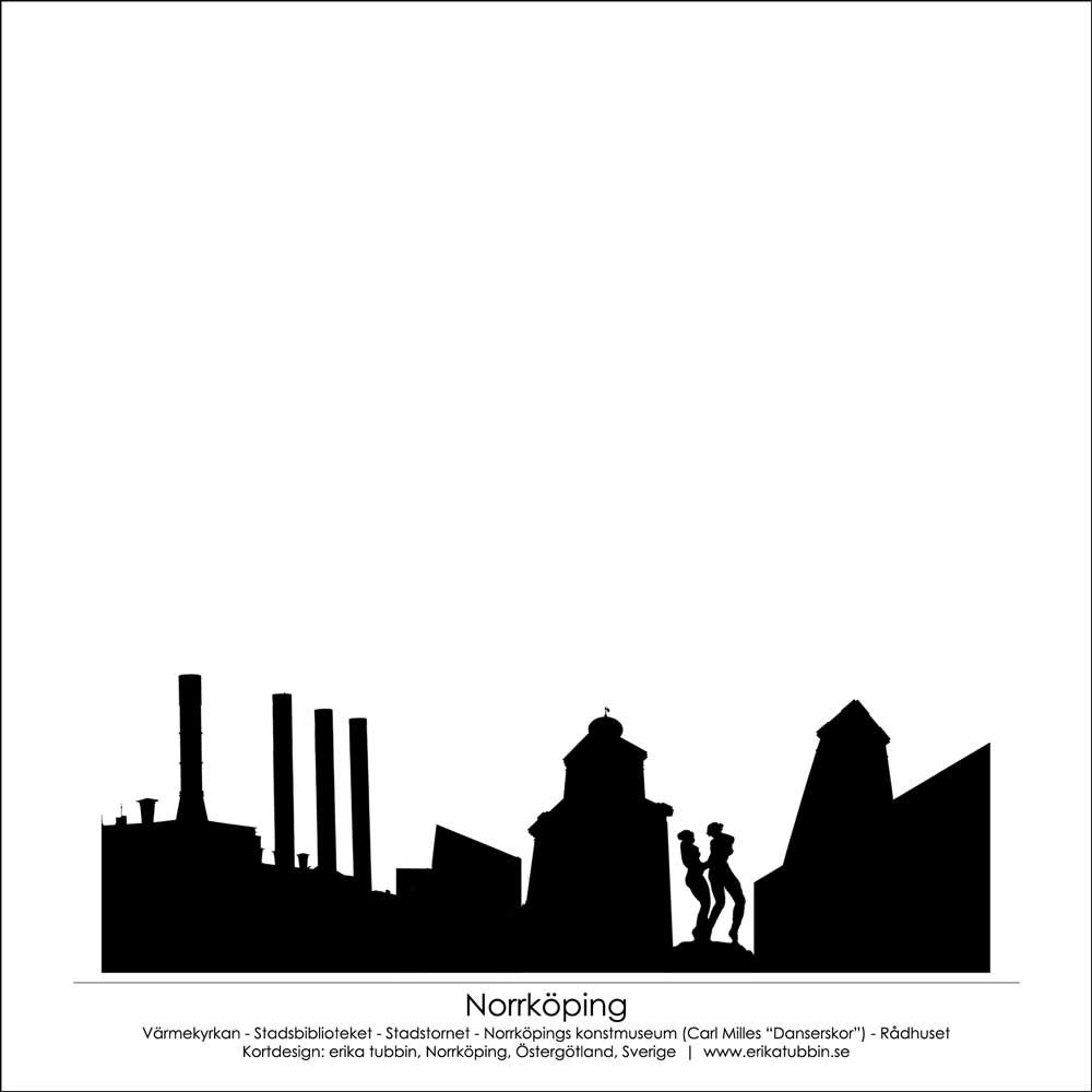 vykort NORRKÖPING 15x15 cm - 6