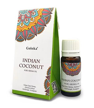 Goloka Pure Aroma Oil - Indian Coconut, 10ml