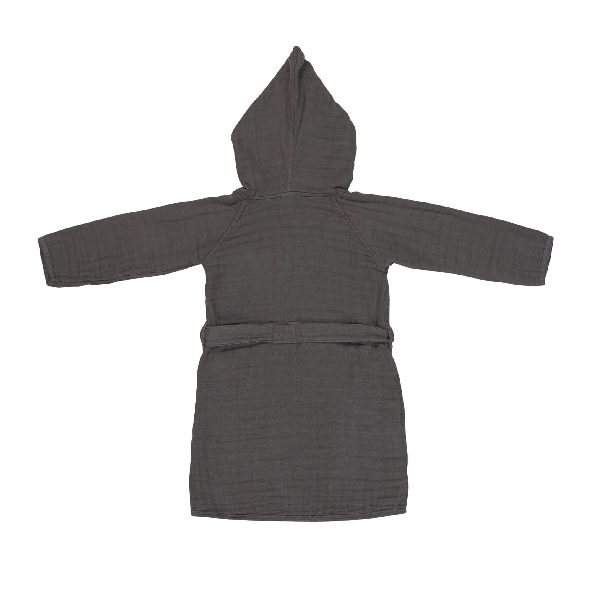 Lässig Muslin Bathrobe anthracite - 2