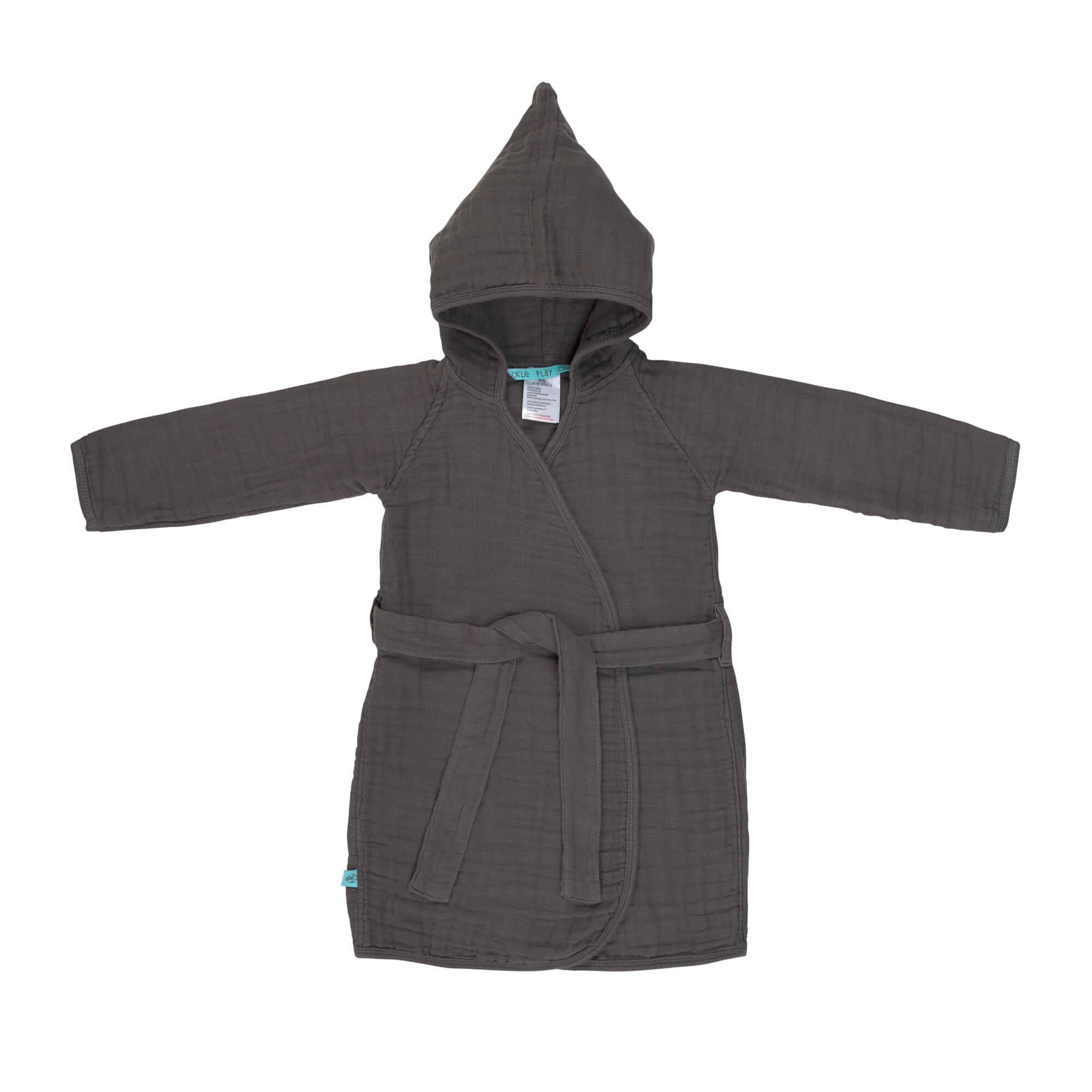 Lässig Muslin Bathrobe anthracite - 6