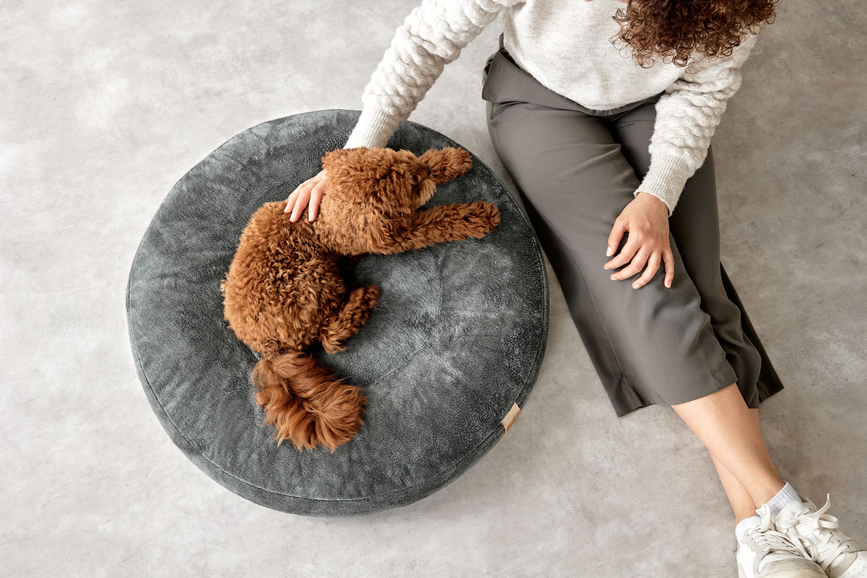 Palopa Dog Bed Donut Fippa anthracite M-L - 36