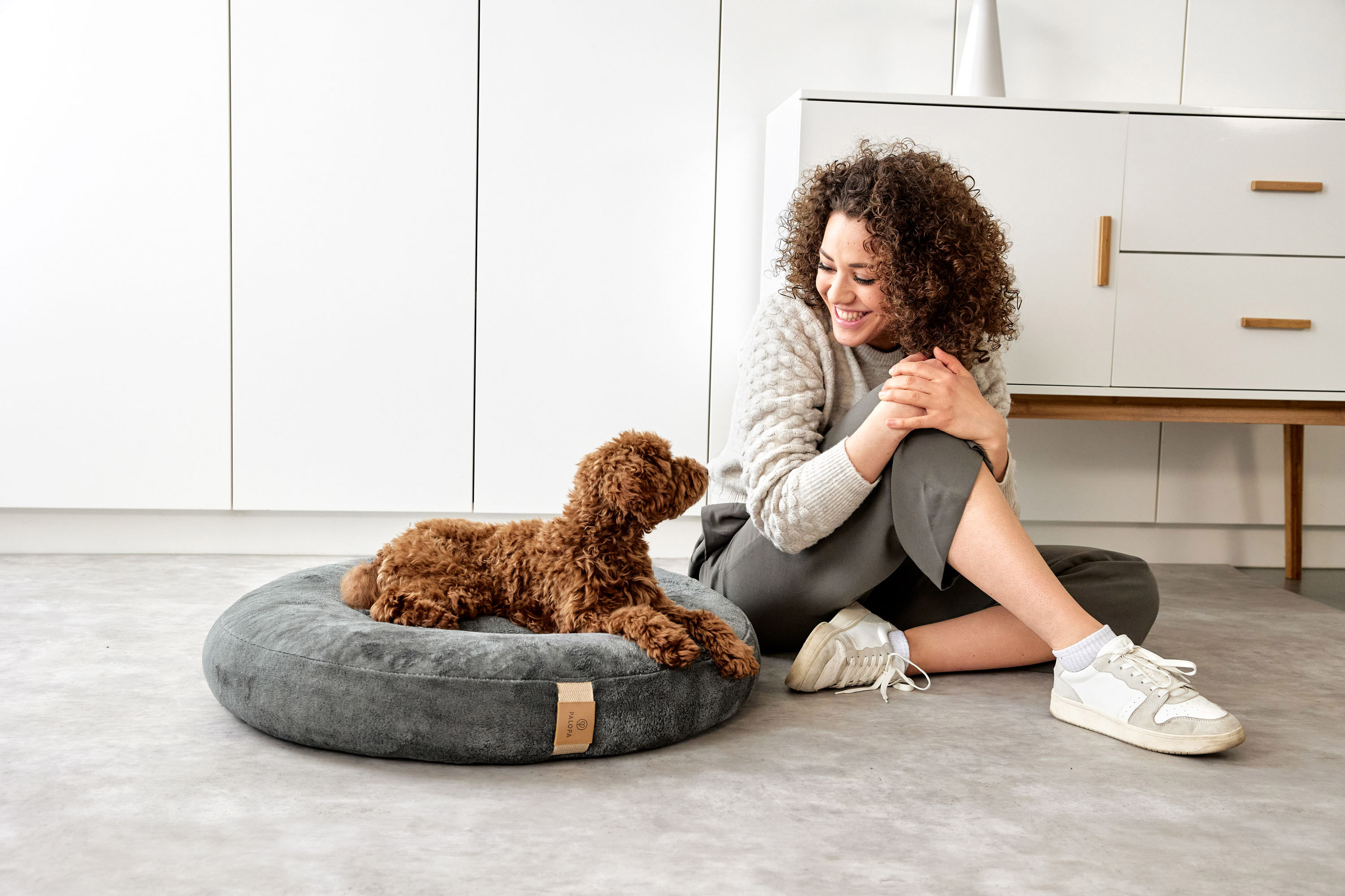 Palopa Dog Bed Donut Fippa anthracite S - 34