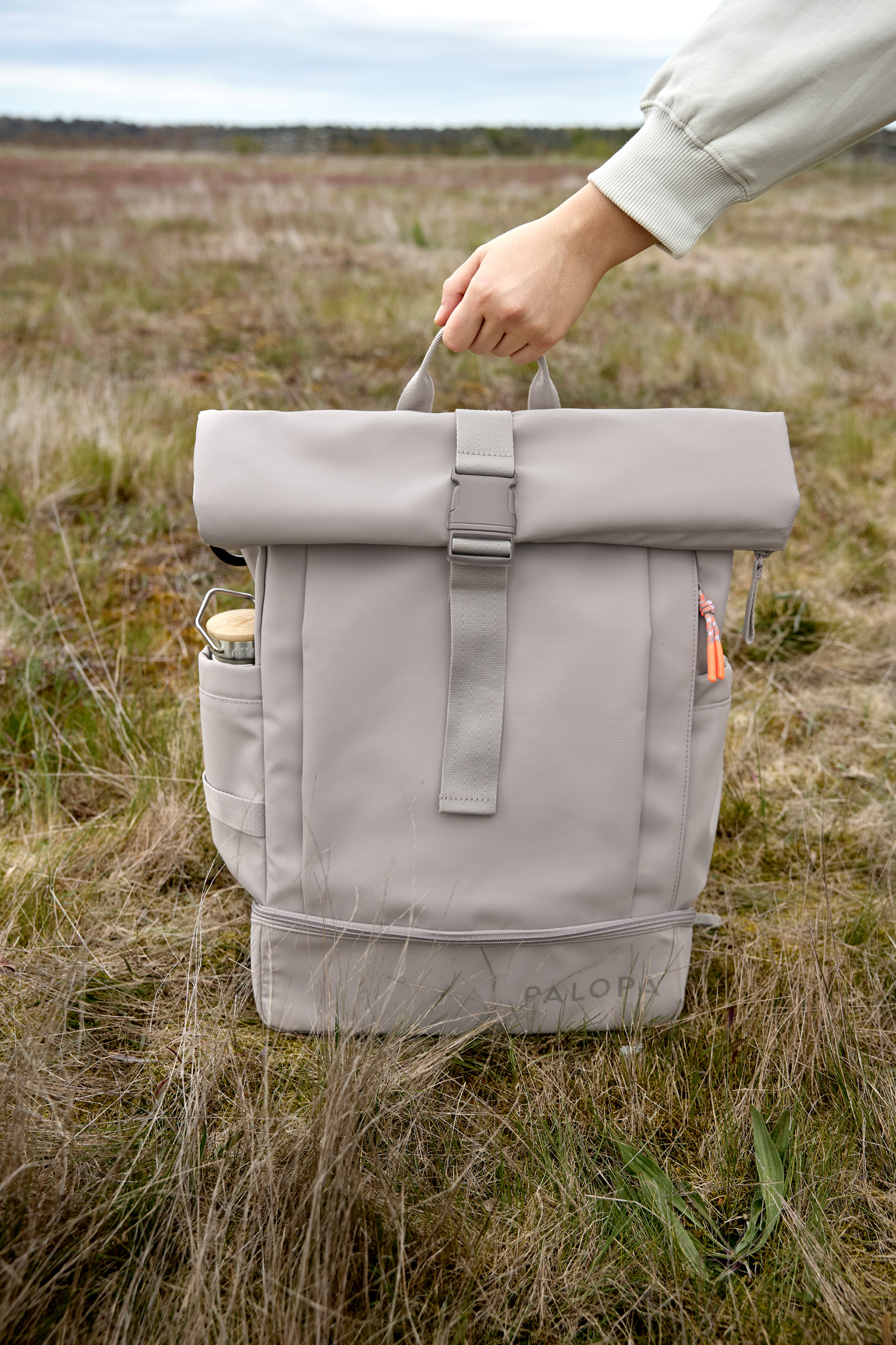 Palopa Rolltop Backpack Yoska taupe - 17