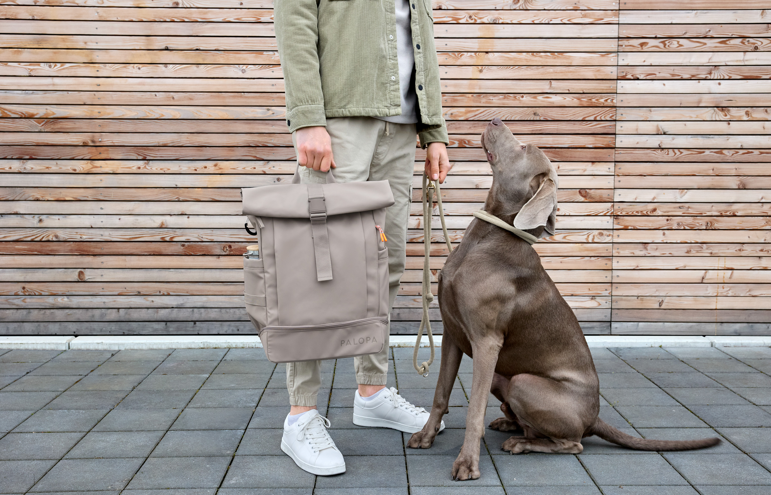 Palopa Rolltop Backpack Yoska taupe - 33