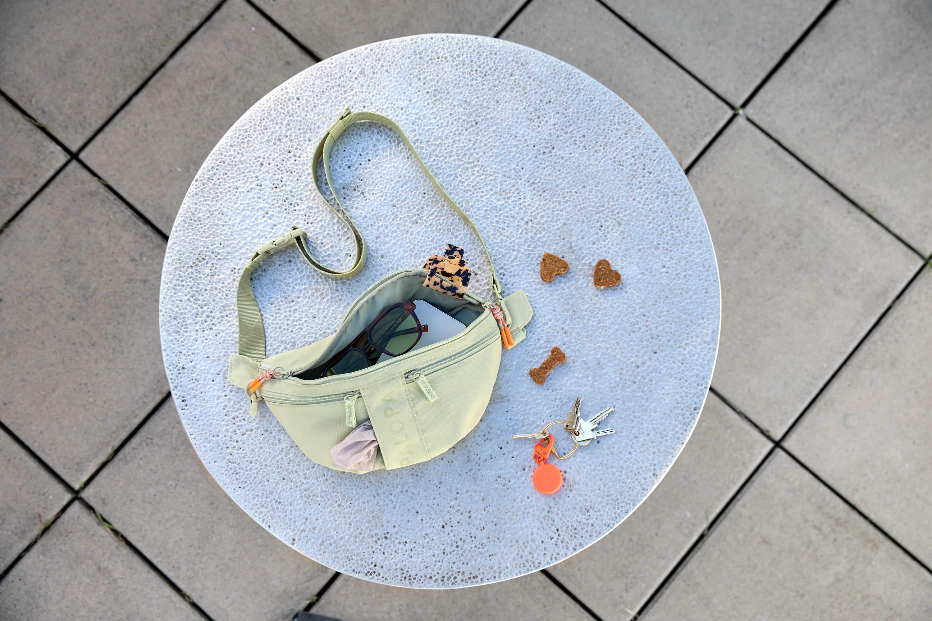 Palopa Dog Bum Bag Emma pale khaki - 12