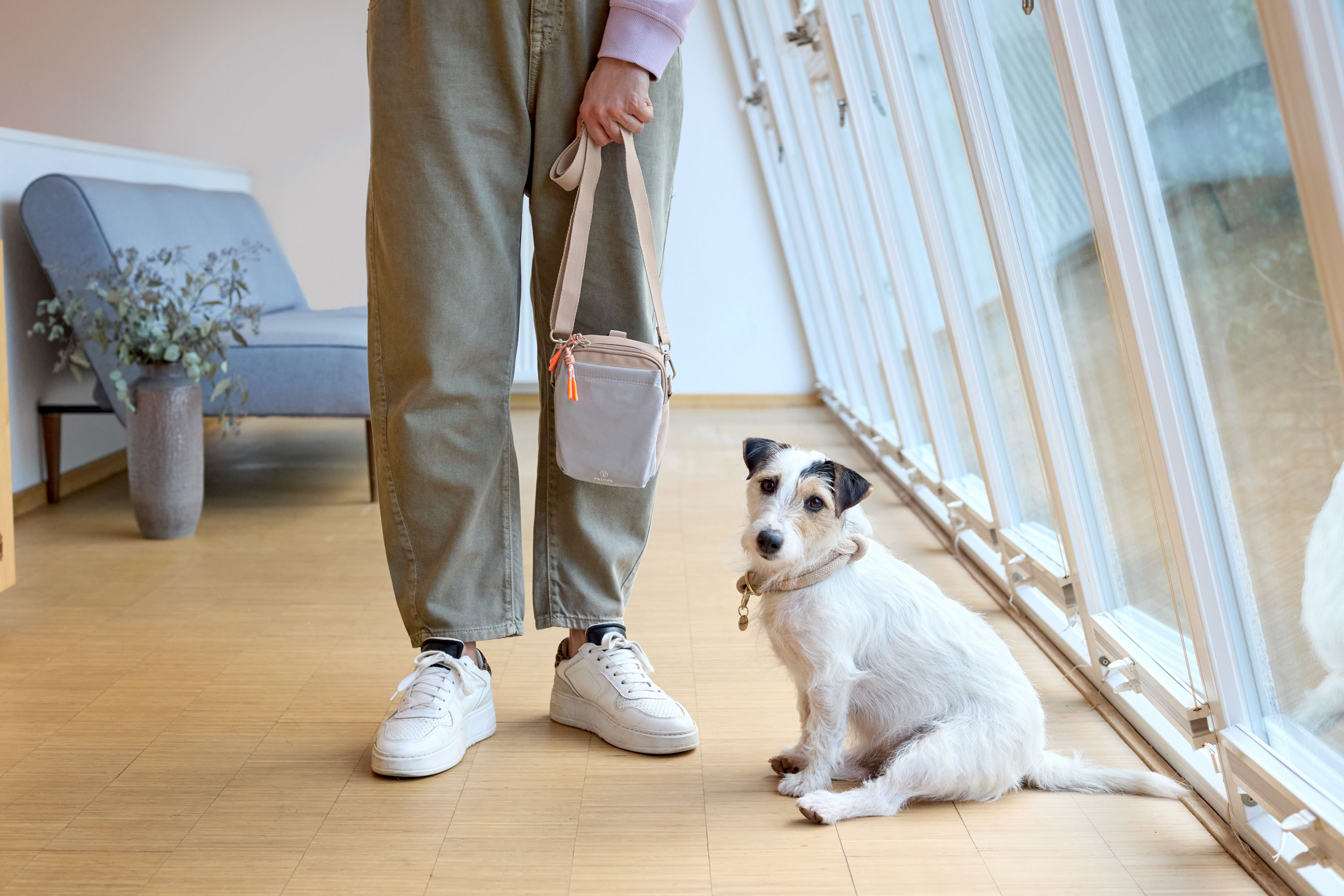 Palopa Dog Snack Bag Greta L taupe - 18