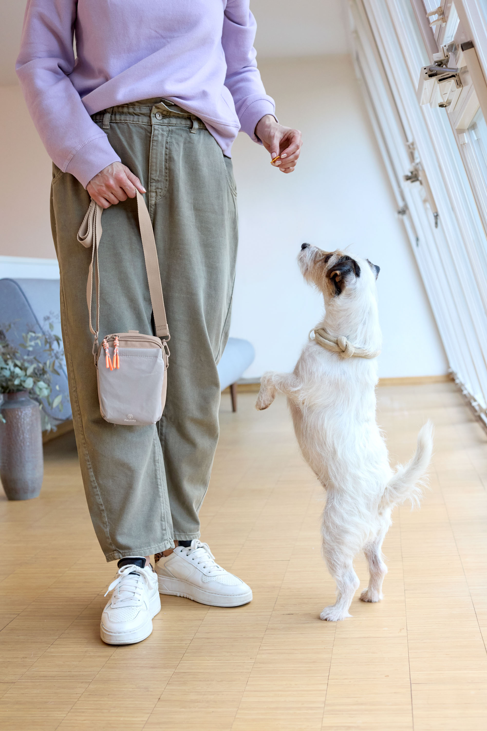 Palopa Dog Snack Bag Greta L taupe - 10