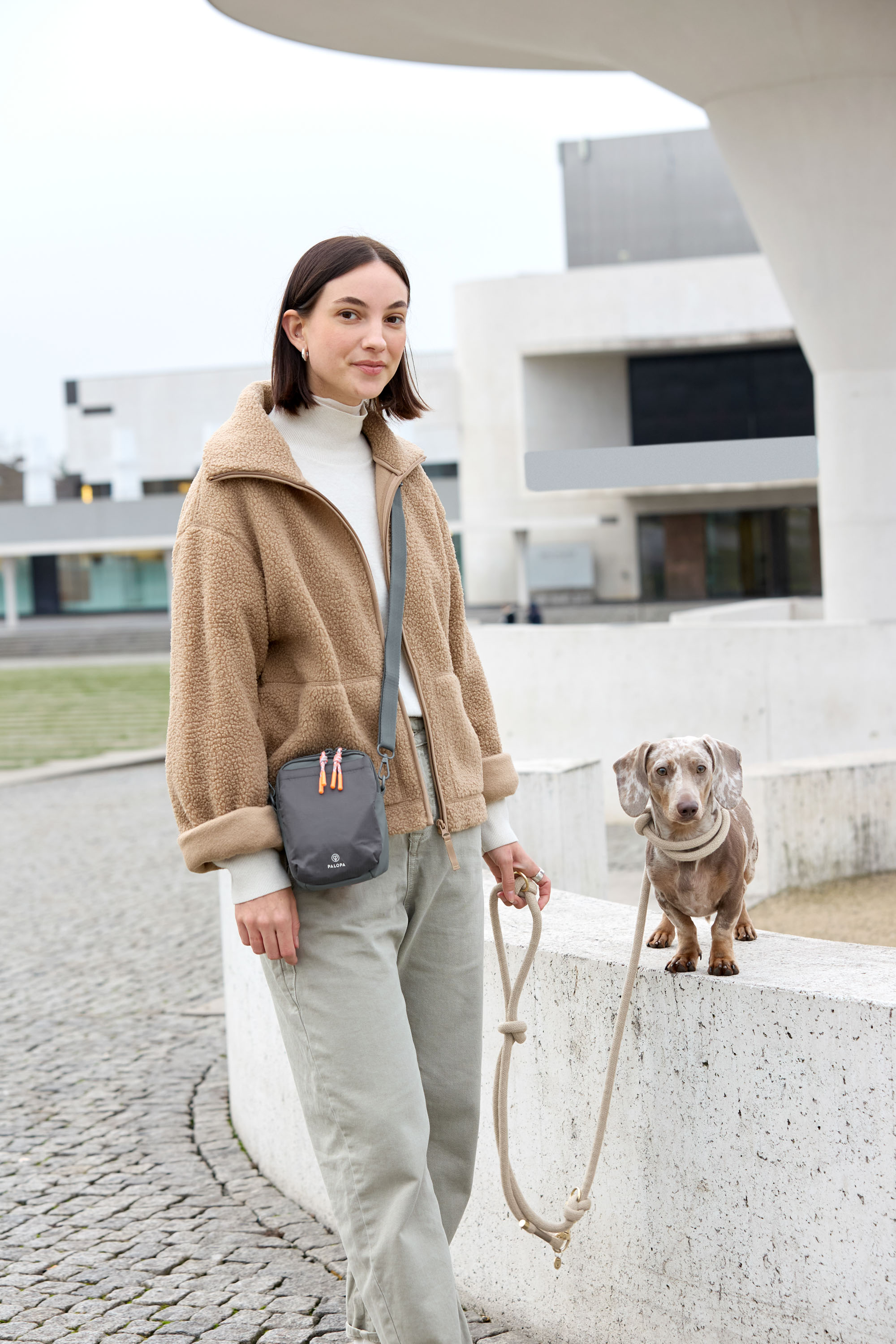 Palopa Dog Snack Bag Greta L dark grey - 19