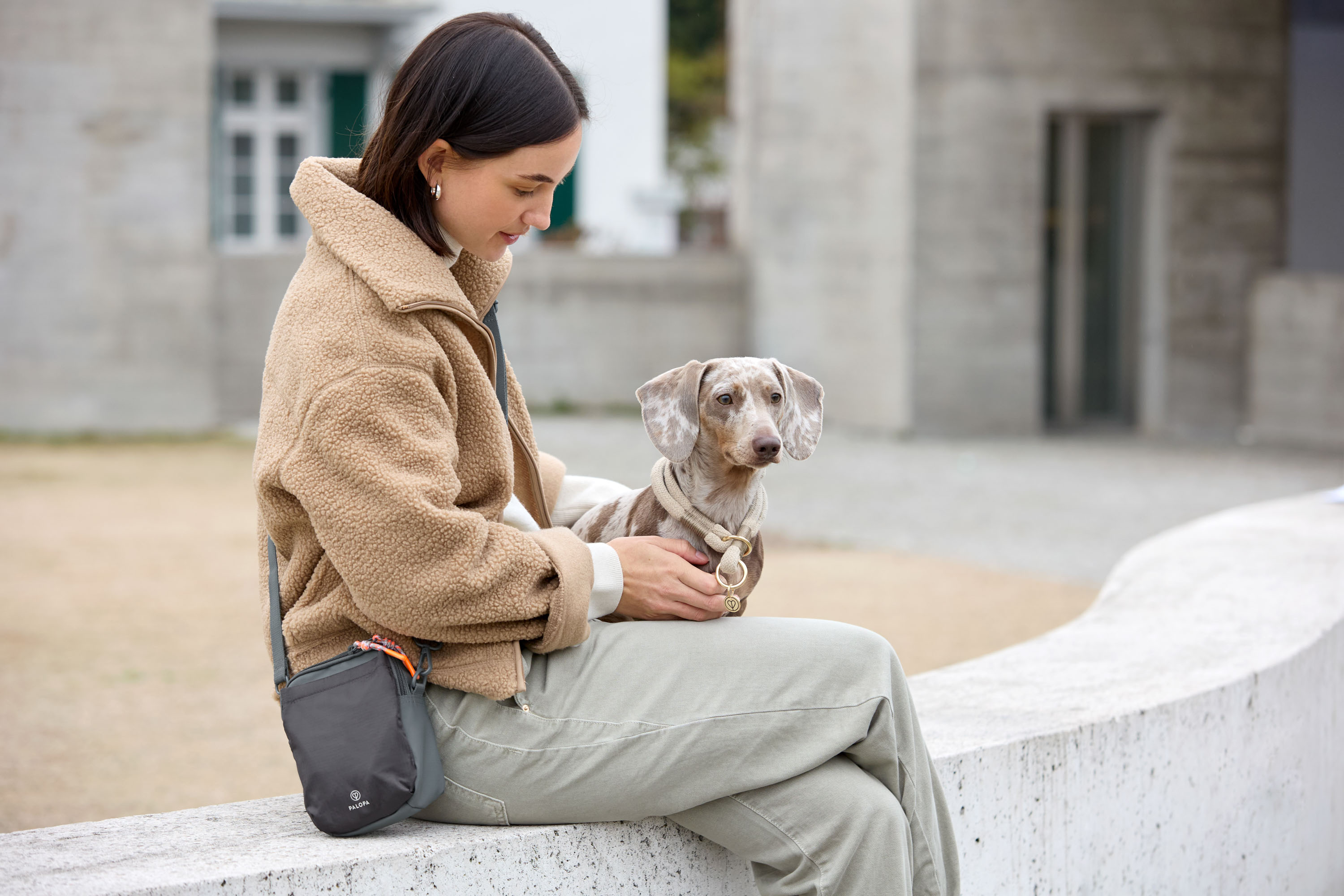 Palopa Dog Snack Bag Greta L dark grey - 14