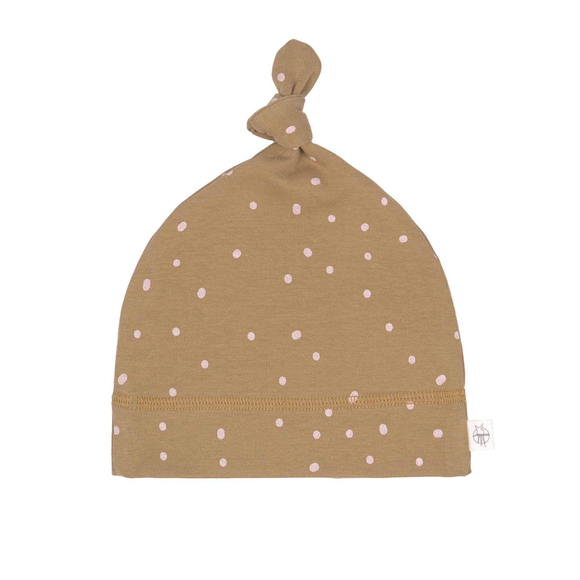 Lässig Interlock Beanie GOTS Dots curry - 4