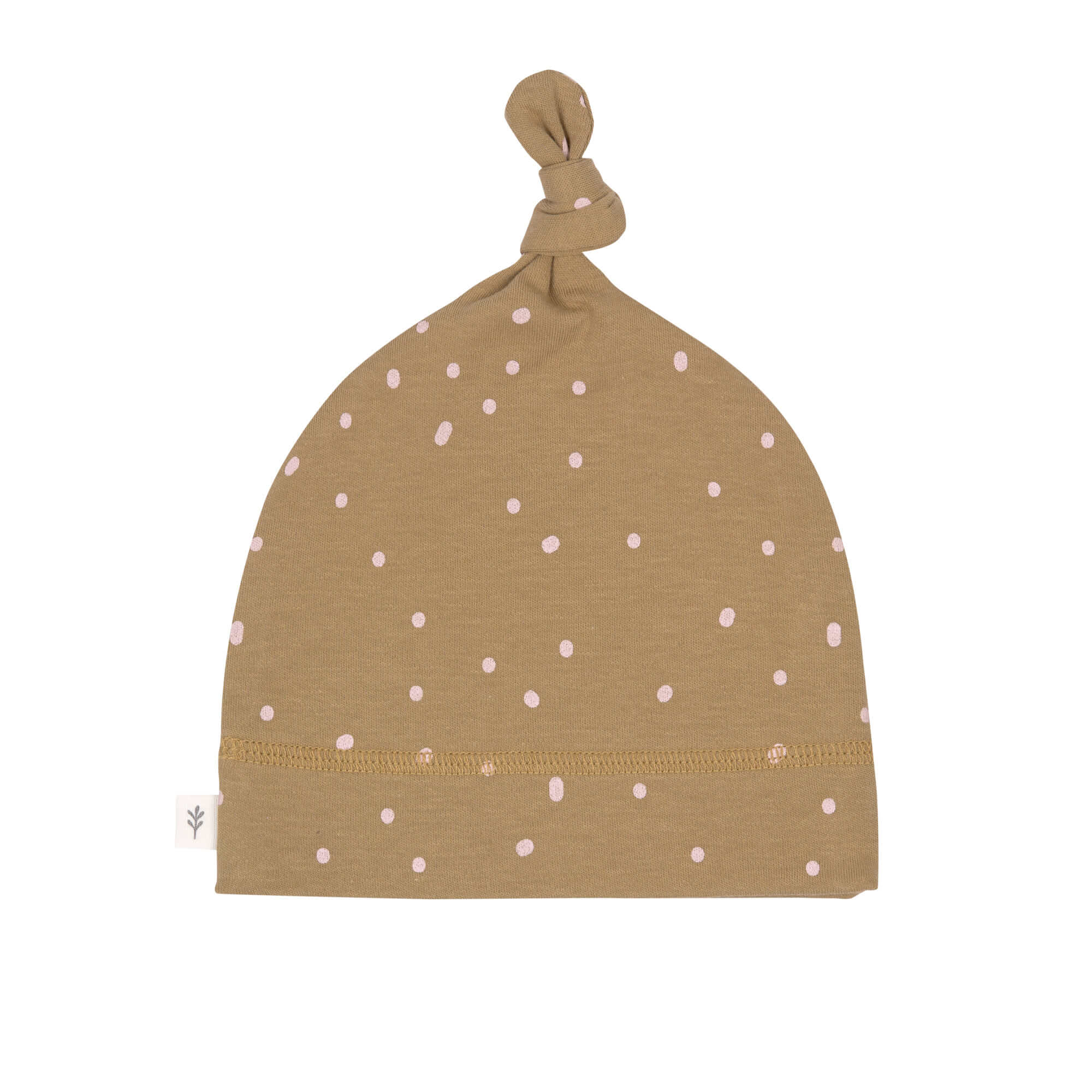 Lässig Interlock Beanie GOTS Dots curry - 2