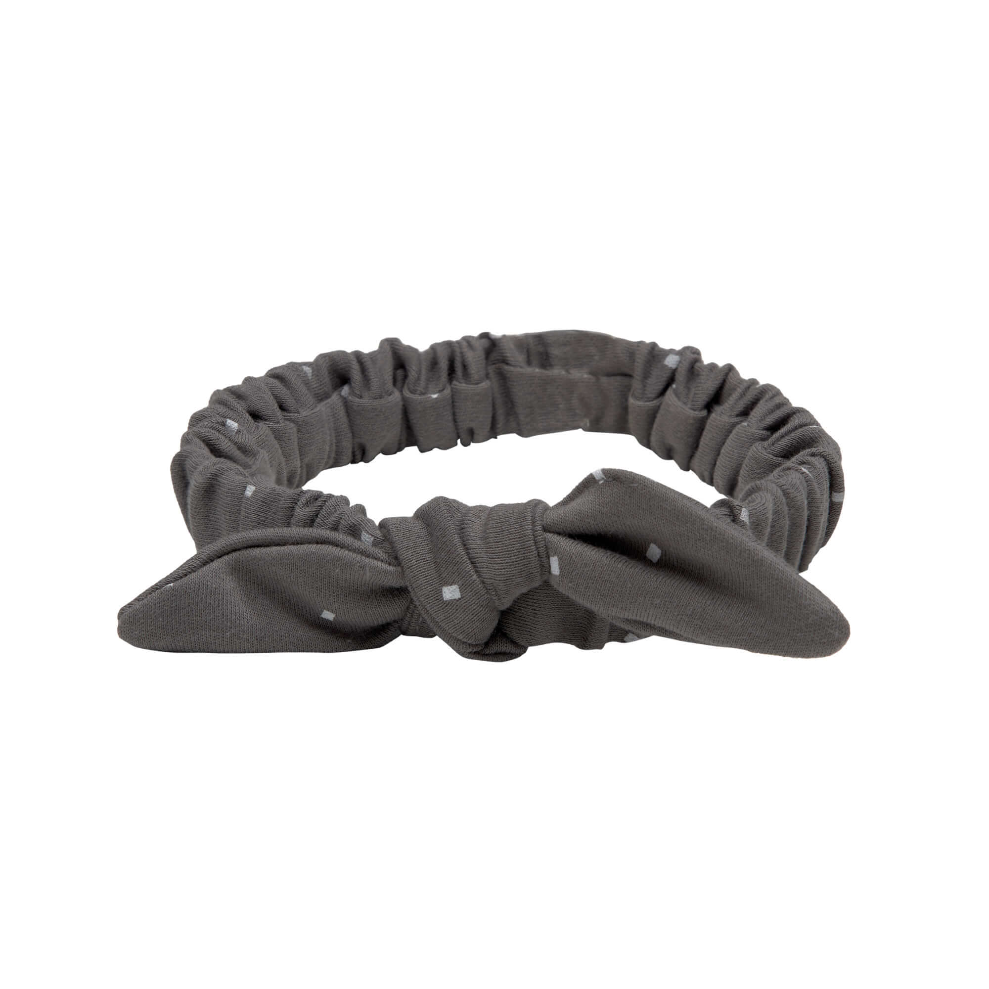 Lässig Head Band GOTS Spots anthracite