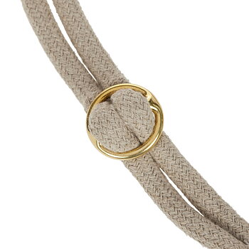 Palopa Hundhalsband Linen Mila Slim nature M/L (50 cm)