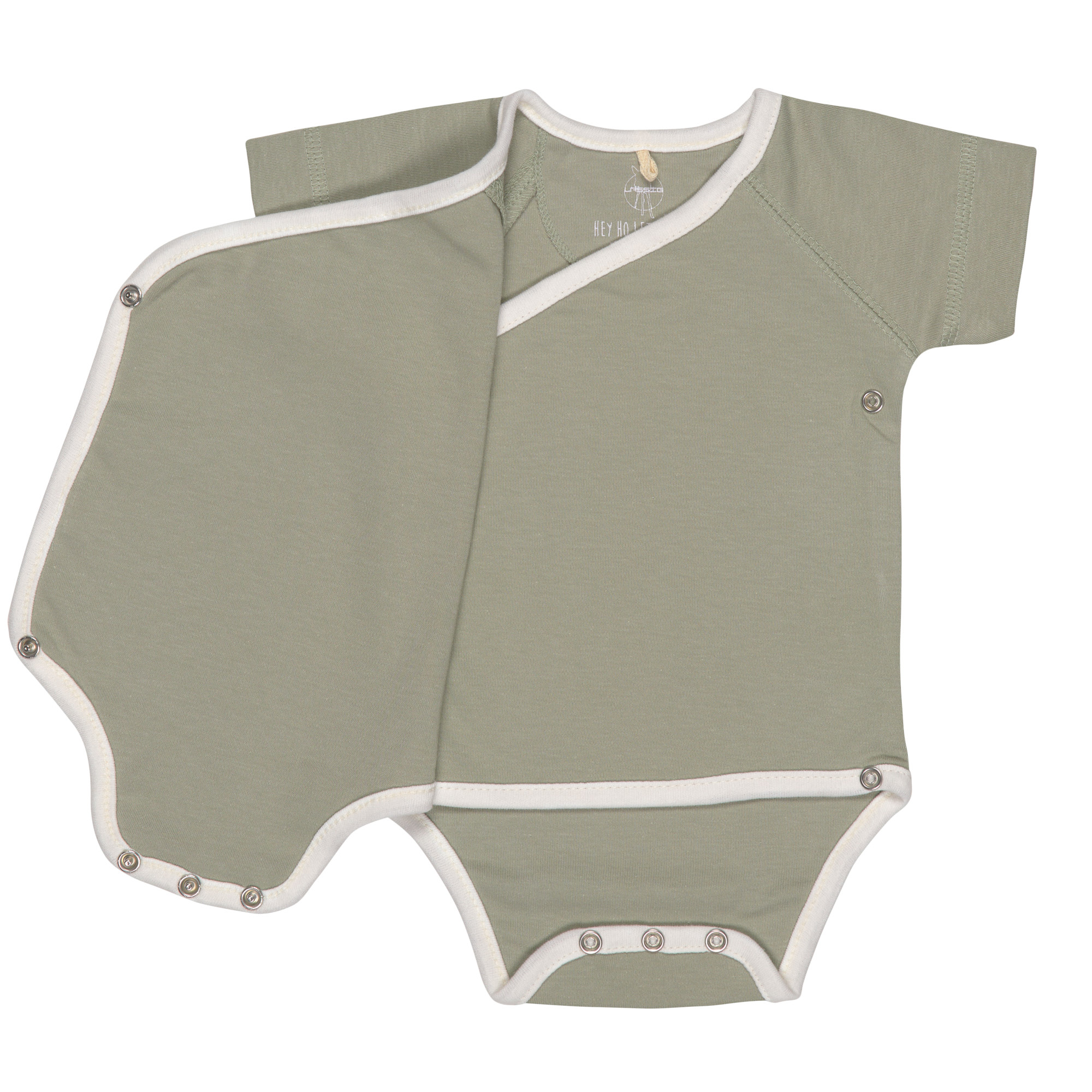 Lässig Short Sleeve Body 2 pcs GOTS powder pink/olive - 3