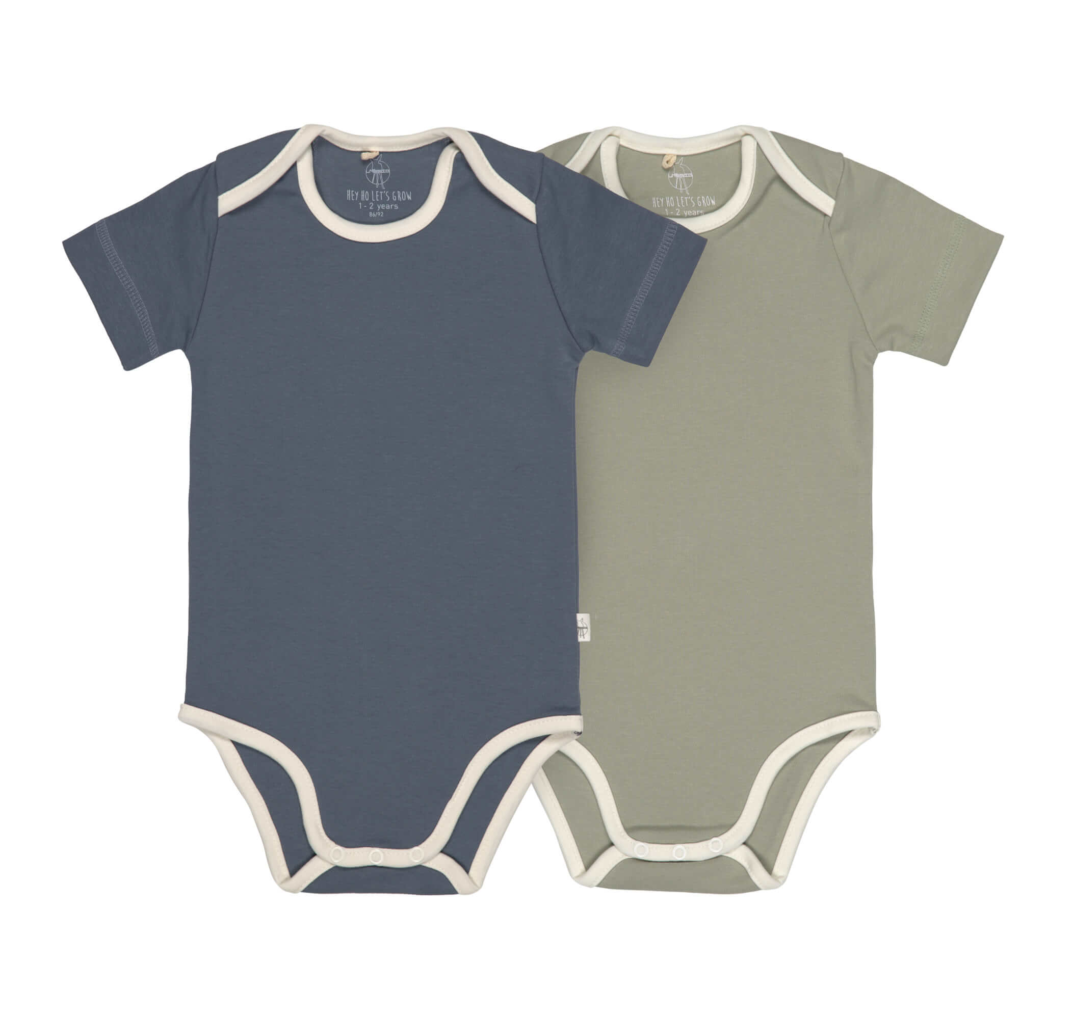Lässig Short Sleeve Body 2 pcs GOTS blue/olive