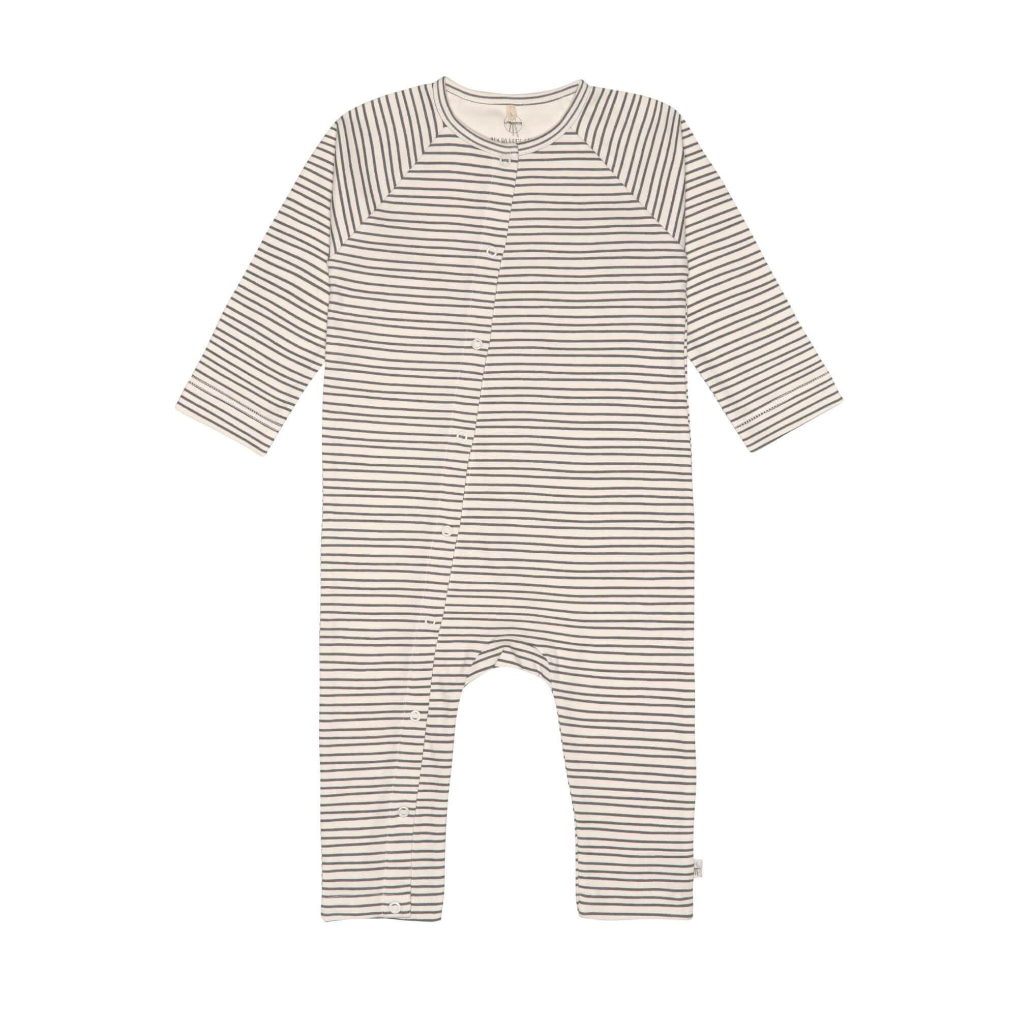 Lässig Pyjama GOTS Striped grey/anthracite