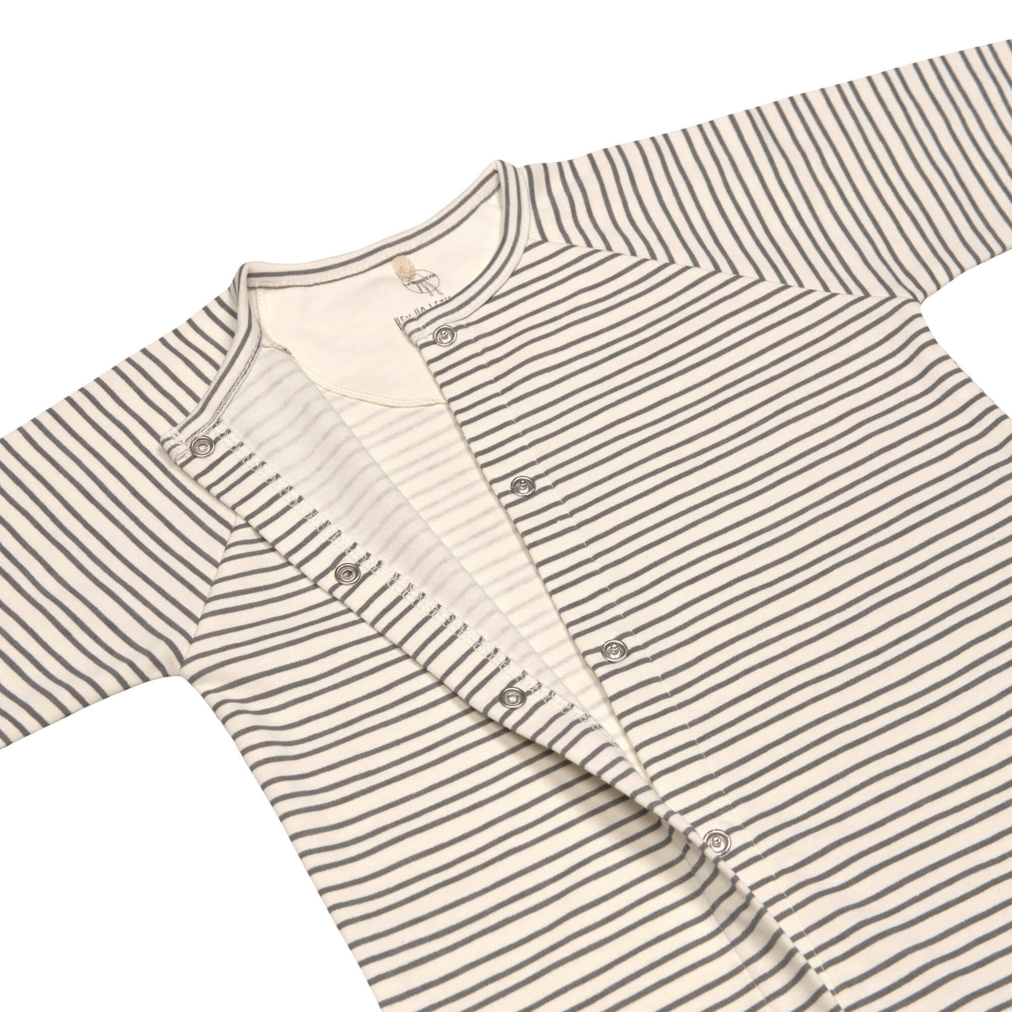 Lässig Pyjama GOTS Striped grey/anthracite - 2
