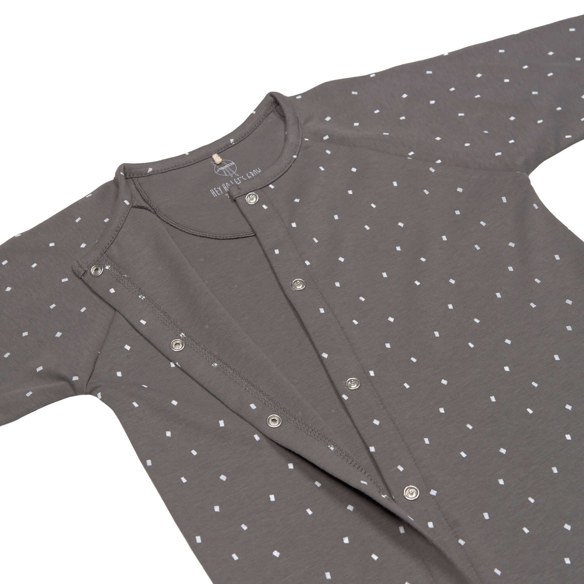 Lässig Pyjama GOTS Spots anthracite - 2