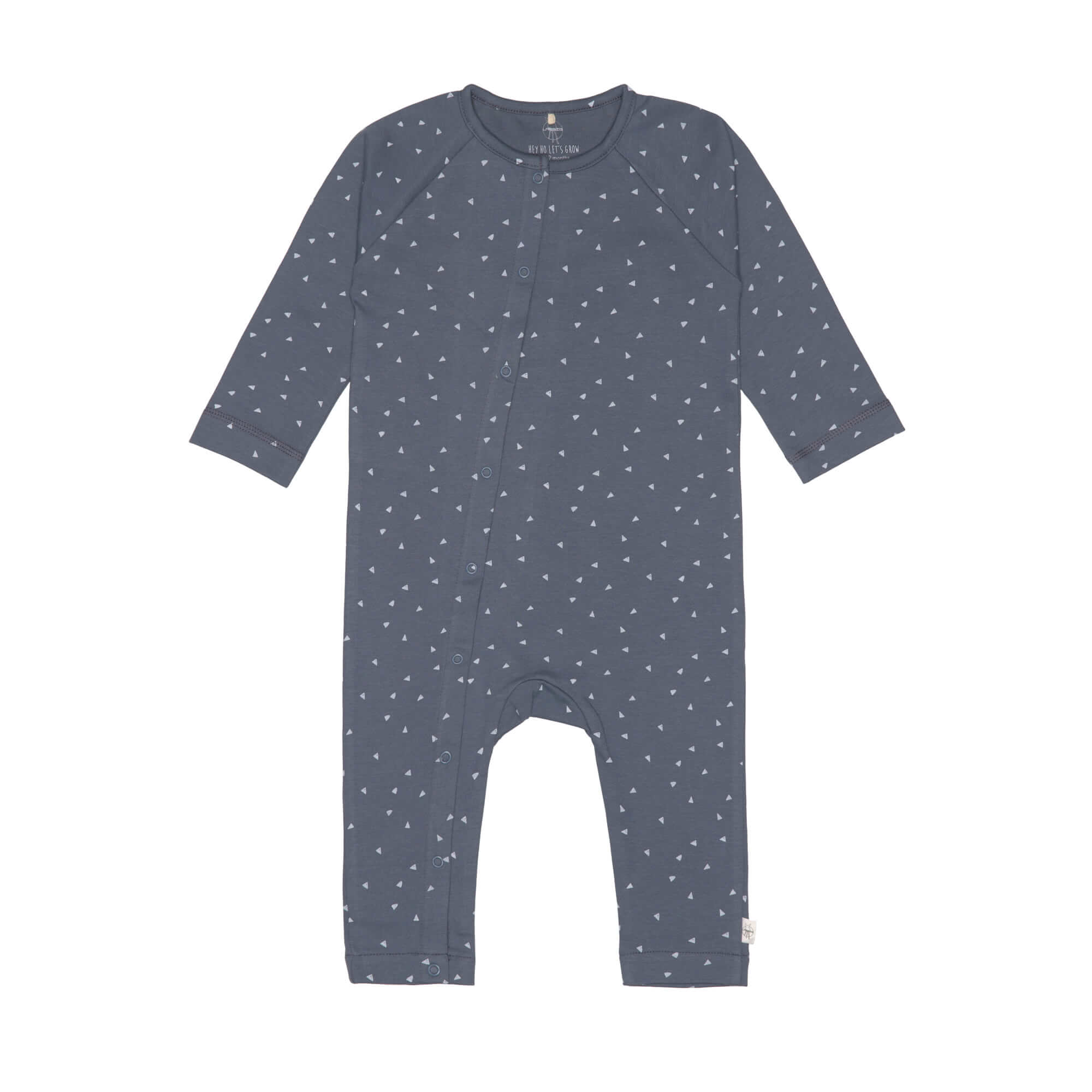 Lässig Pyjama GOTS Triangle blue