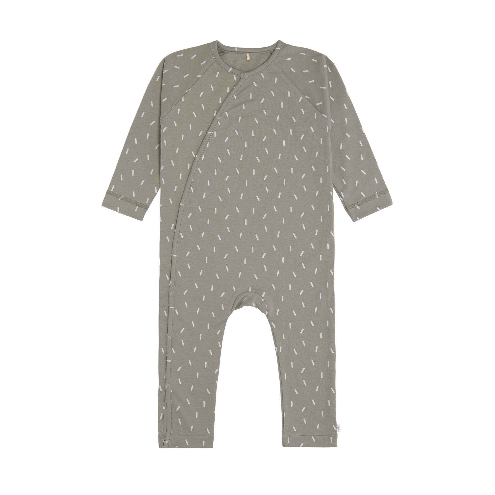 Lässig Pyjama GOTS Speckles olive 74/80