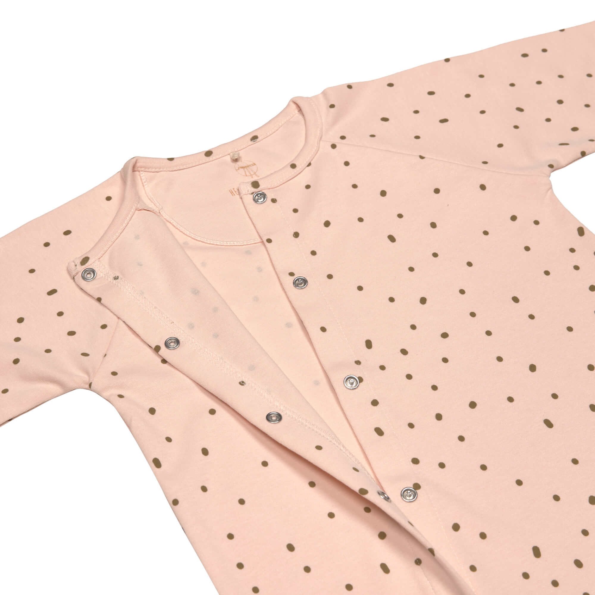Lässig Pyjama GOTS Dots powder pink 74/80 - 2