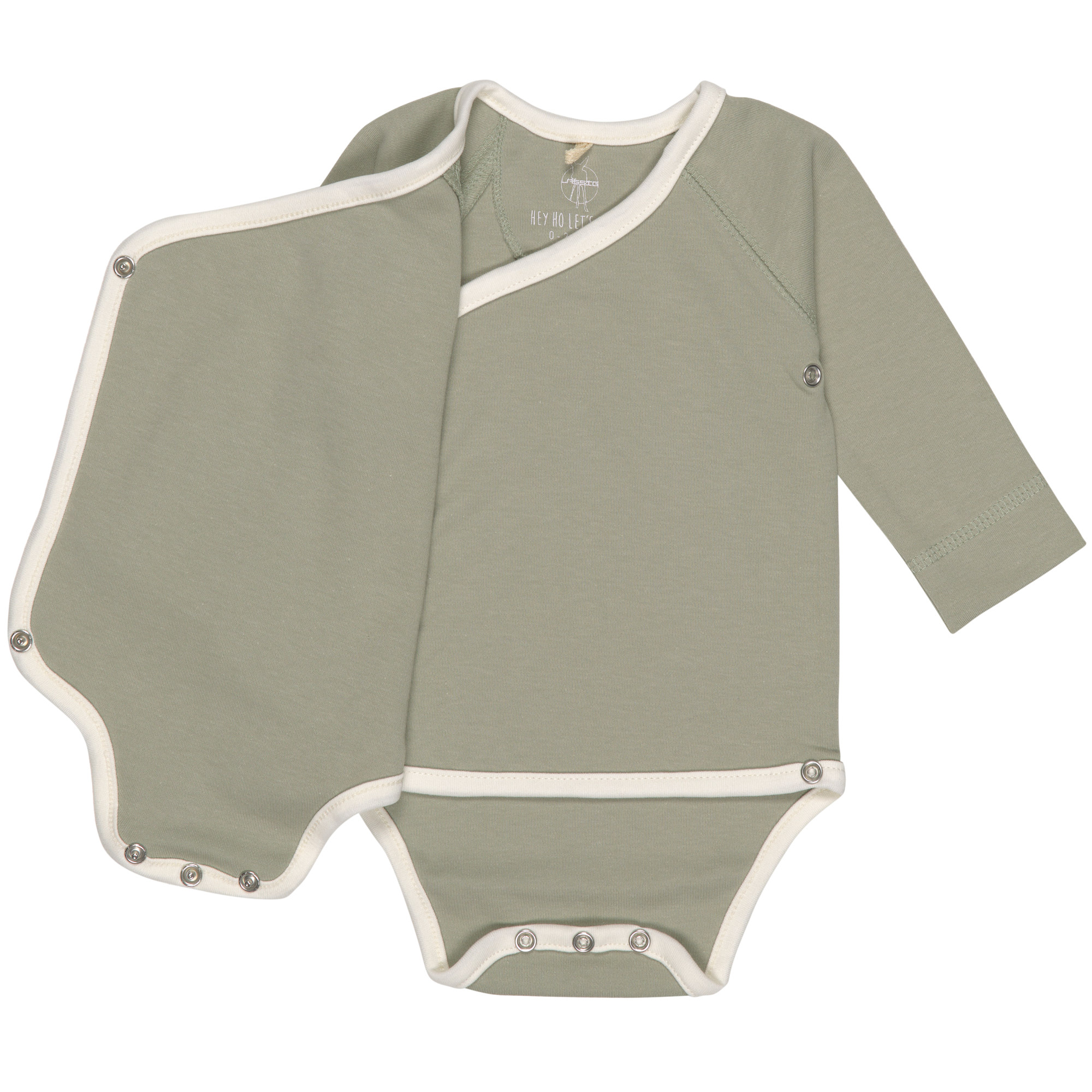 Lässig Long Sleeve Body 2 pcs GOTS powder pink/olive - 3