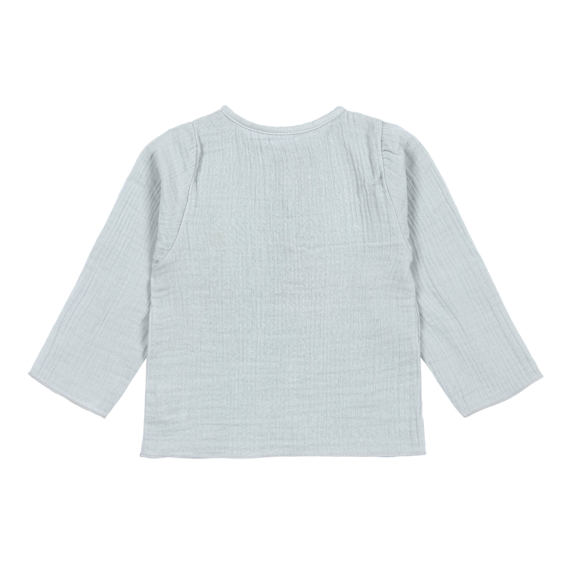Lässig Muslin Long Sleeve Shirt GOTS powder blue - 3