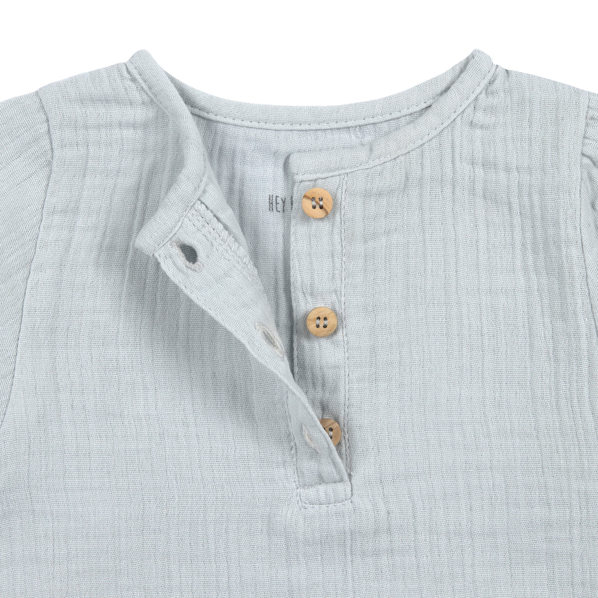 Lässig Muslin Long Sleeve Shirt GOTS powder blue - 4