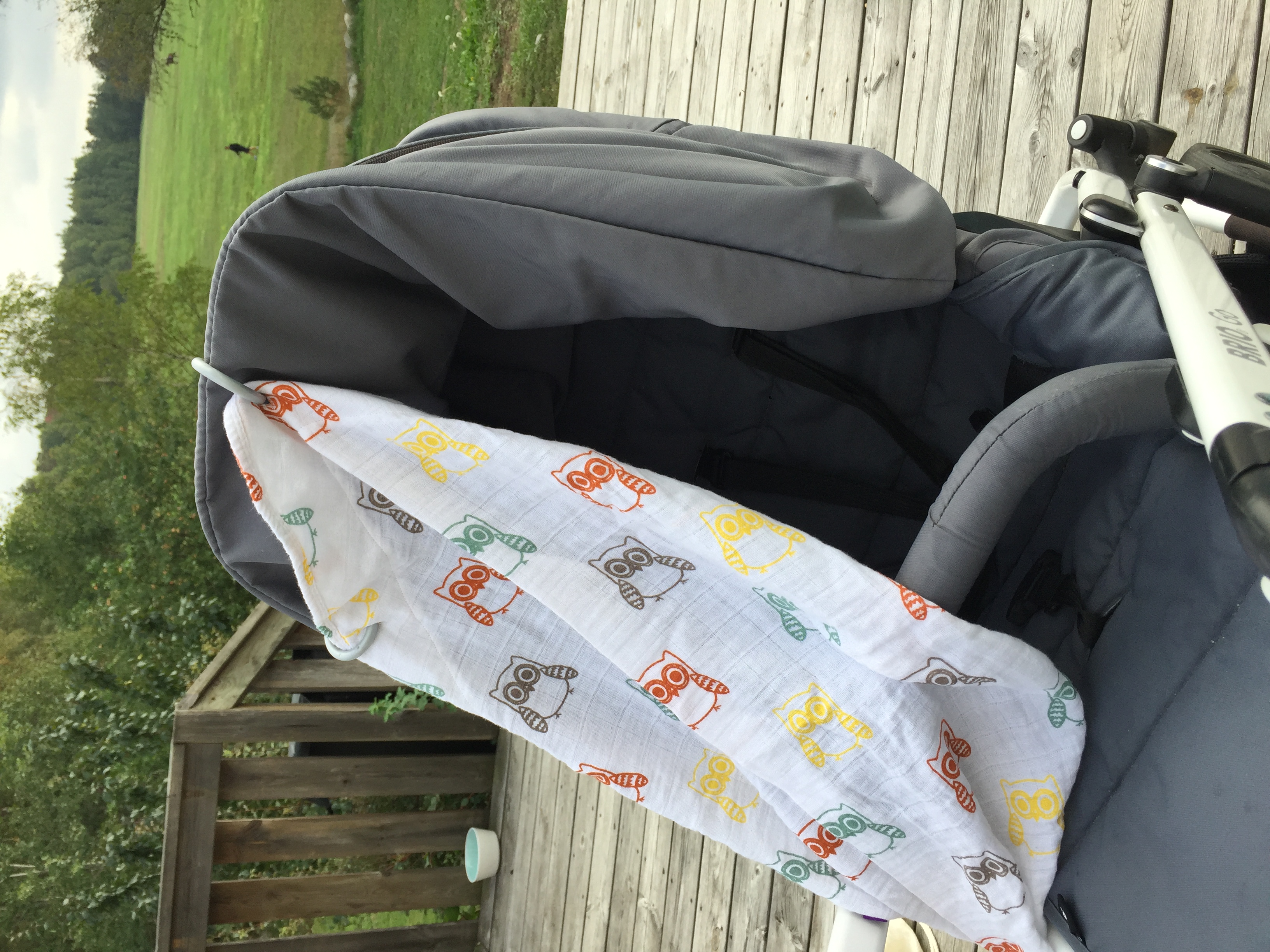 Barnvagnsdraperi AddBaby® OWL 1p - 2