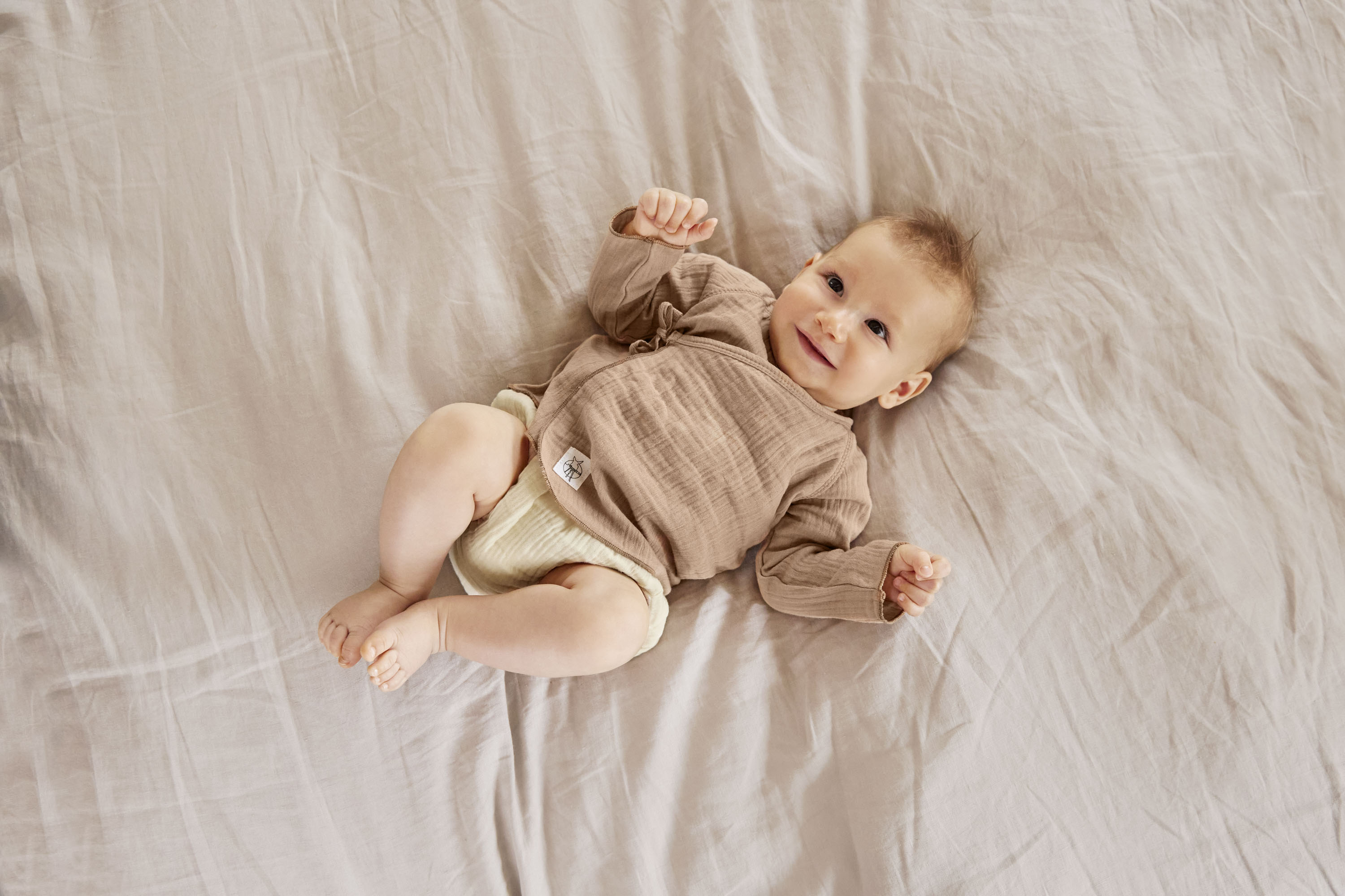 Lässig Muslin Kimono GOTS maple