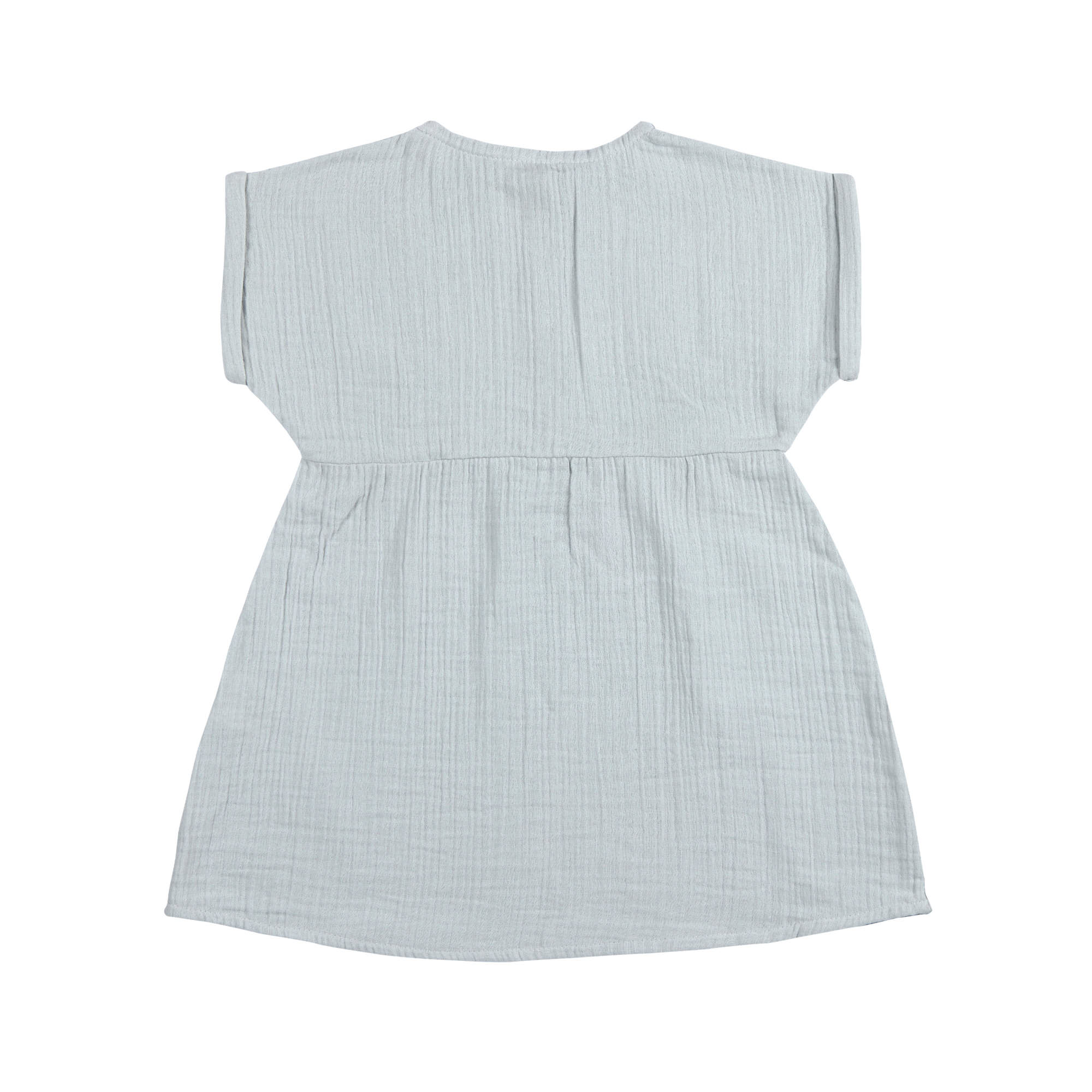 Lässig Muslin Dress GOTS powder blue - 3