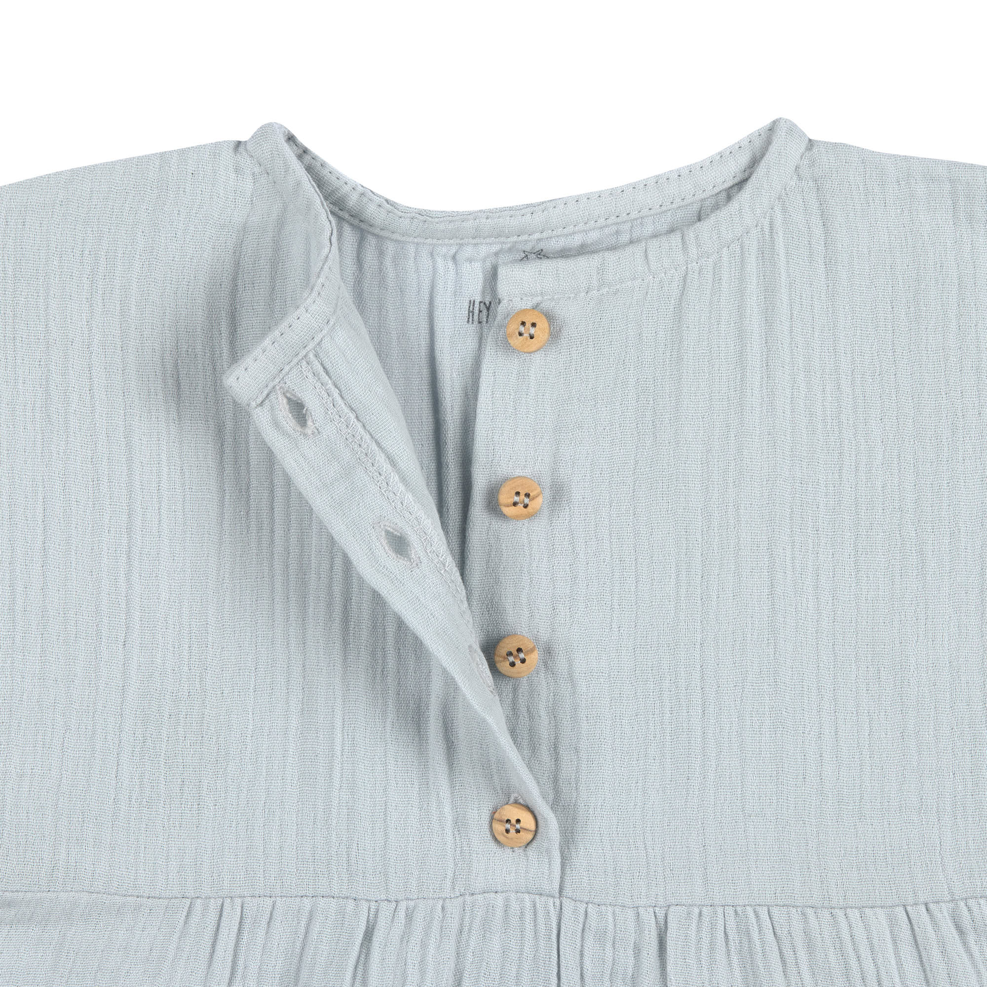 Lässig Muslin Dress GOTS powder blue - 4
