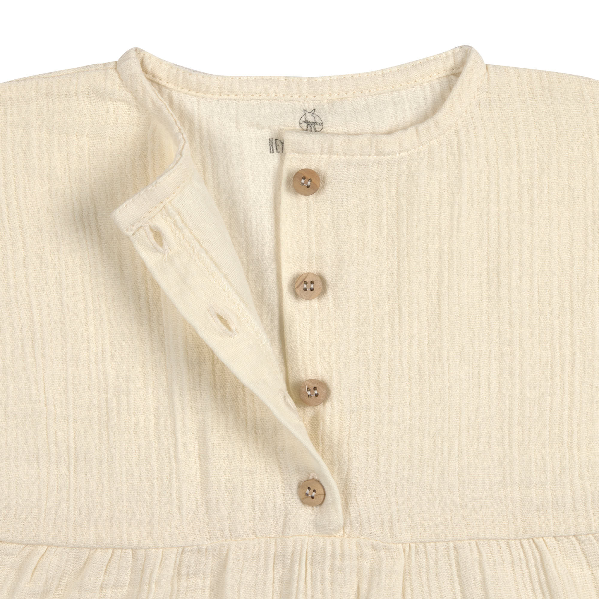Lässig Muslin Dress GOTS vanilla - 3