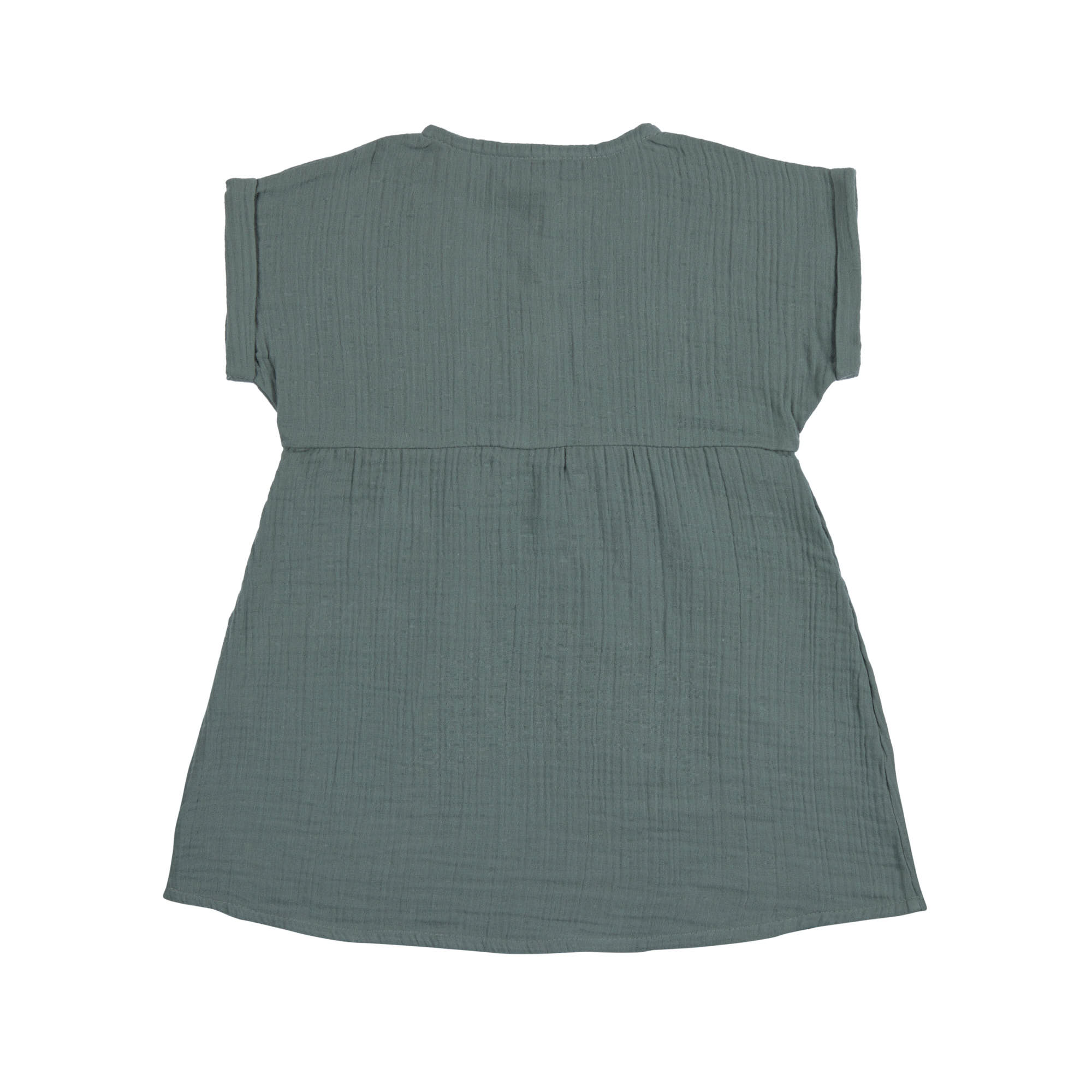 Lässig Muslin Dress GOTS petrol green - 4