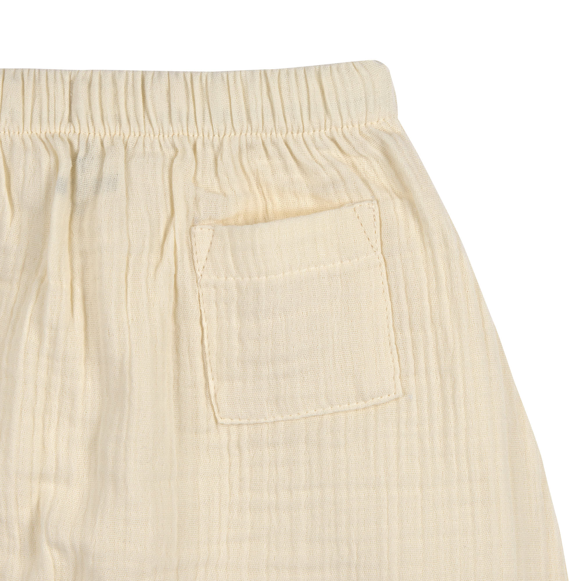 Lässig Muslin Pants GOTS vanilla - 3