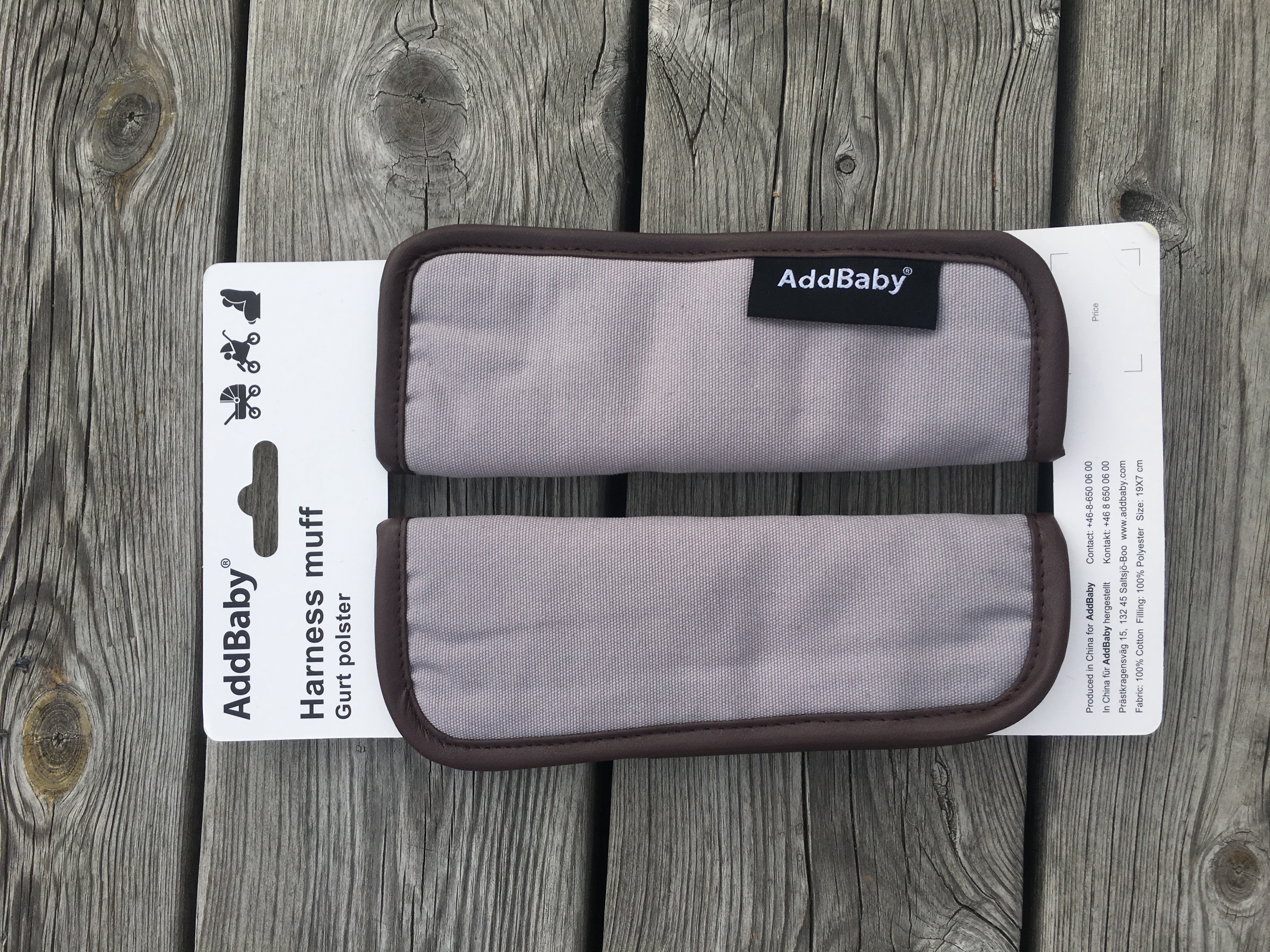 Bältesmuddar Addbaby® Grey Melange 1p - 2