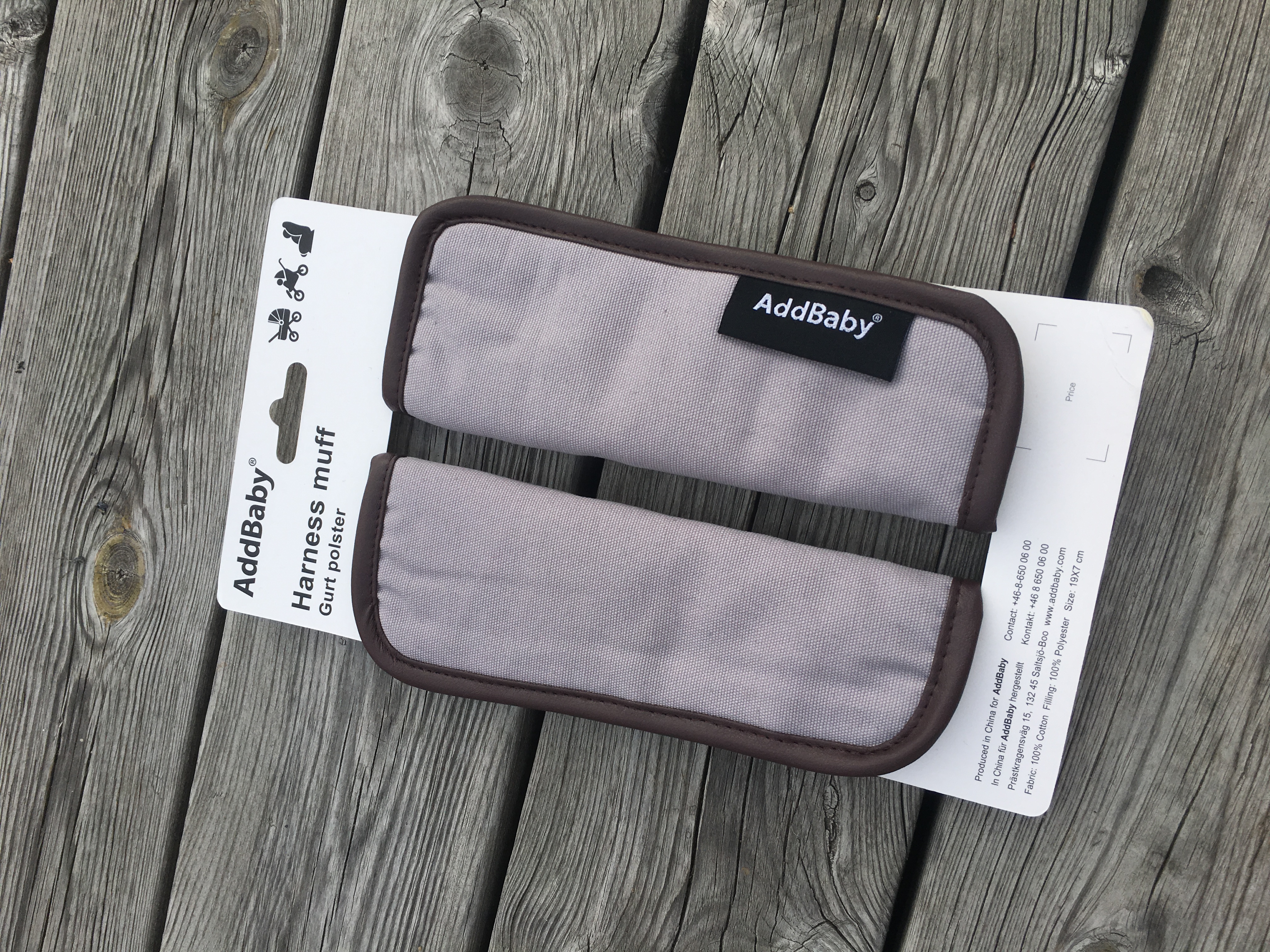 Bältesmuddar Addbaby® Grey Melange 1p