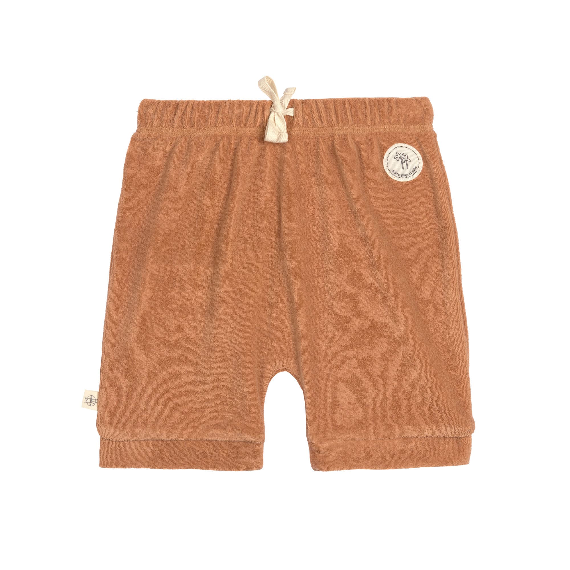 Lässig Terry Shorts GOTS caramel