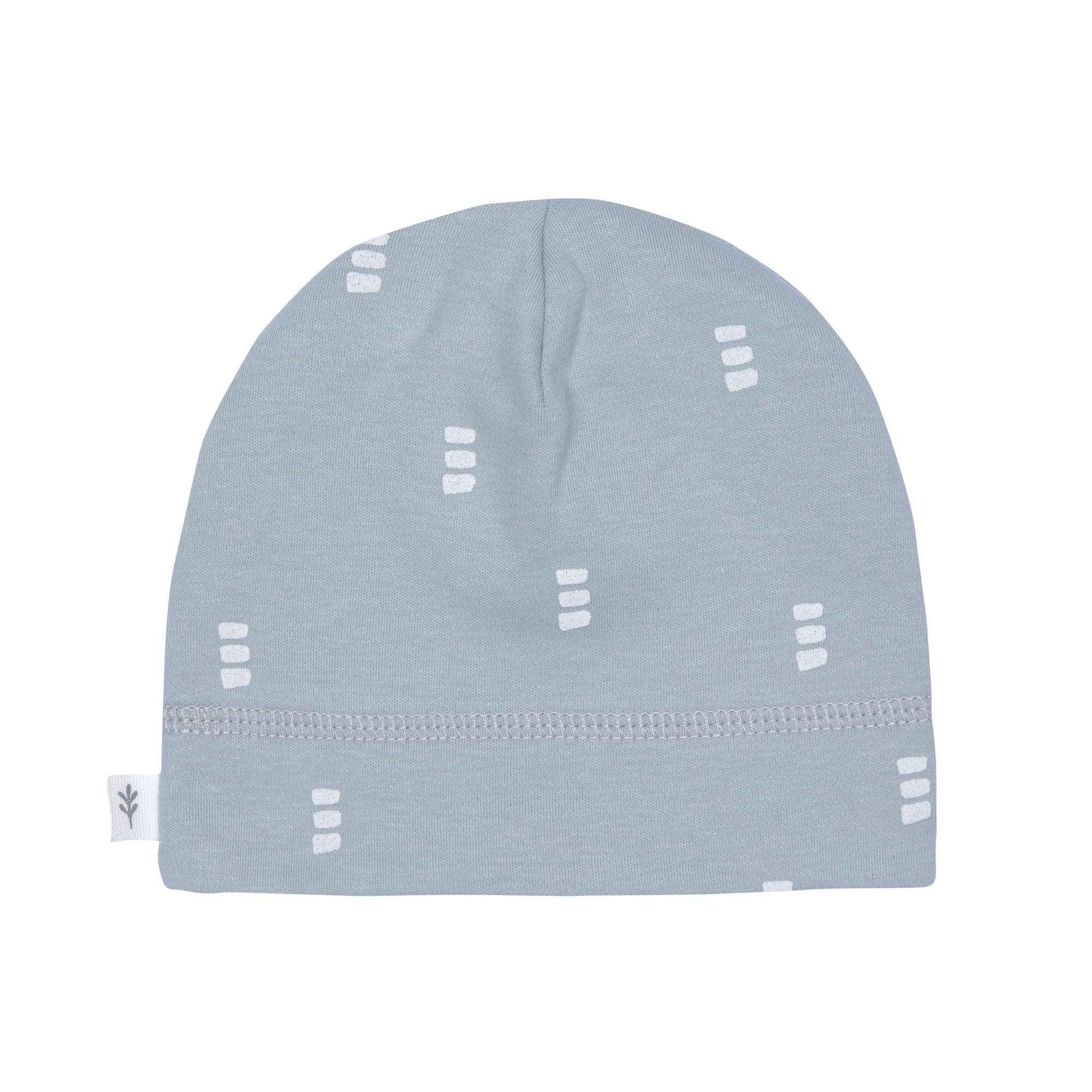 Lässig Interlock Beanie GOTS Blocks light blue - 2