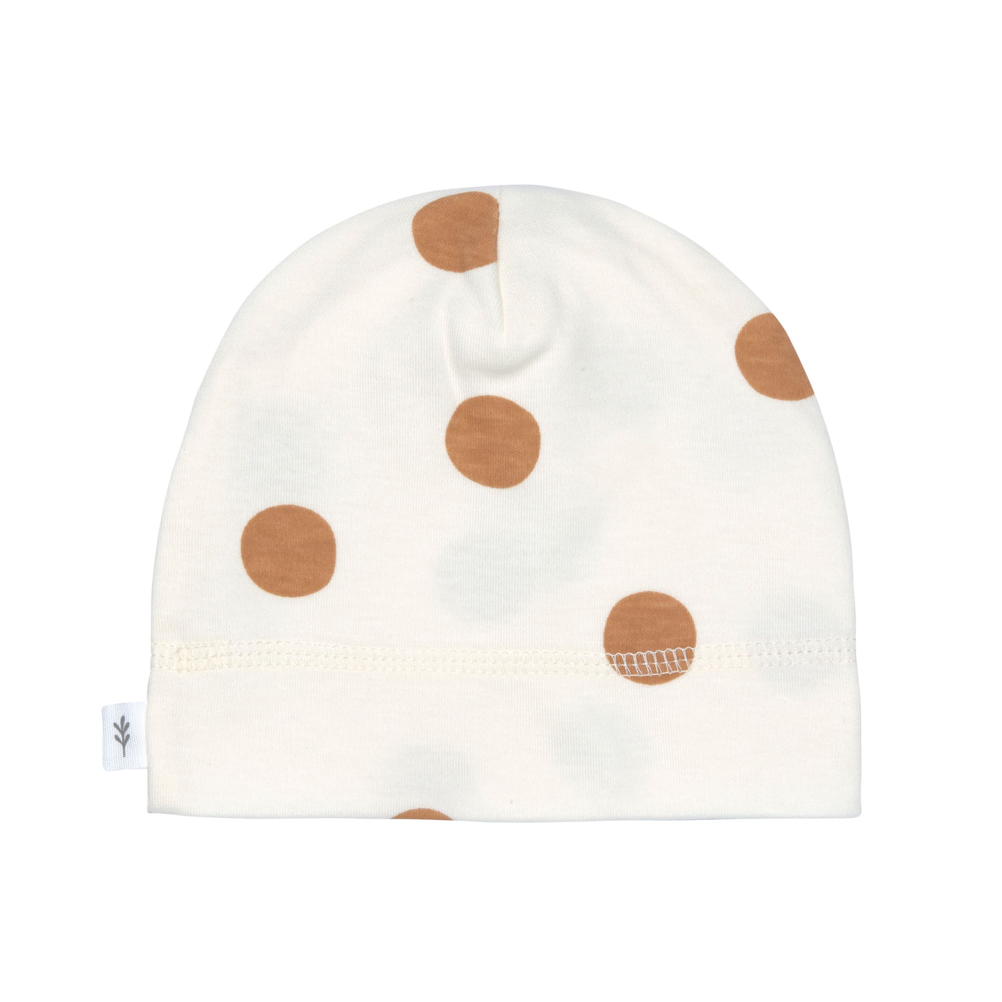 Lässig Interlock Beanie GOTS Big Dots milky - 2