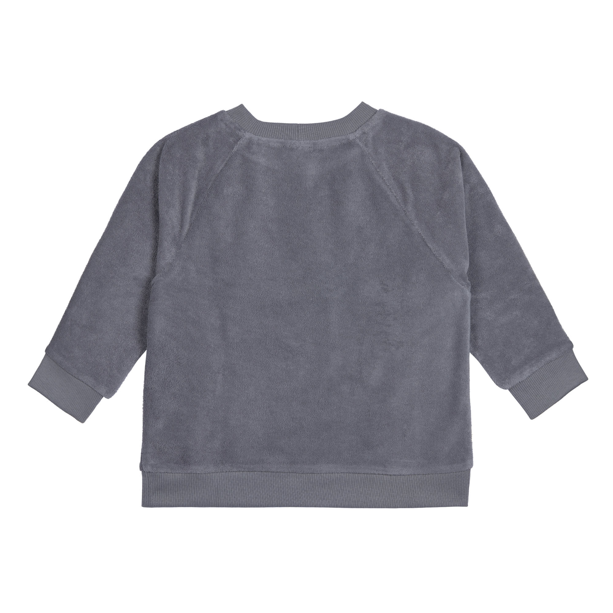 Lässig Terry Sweater GOTS anthracite - 2